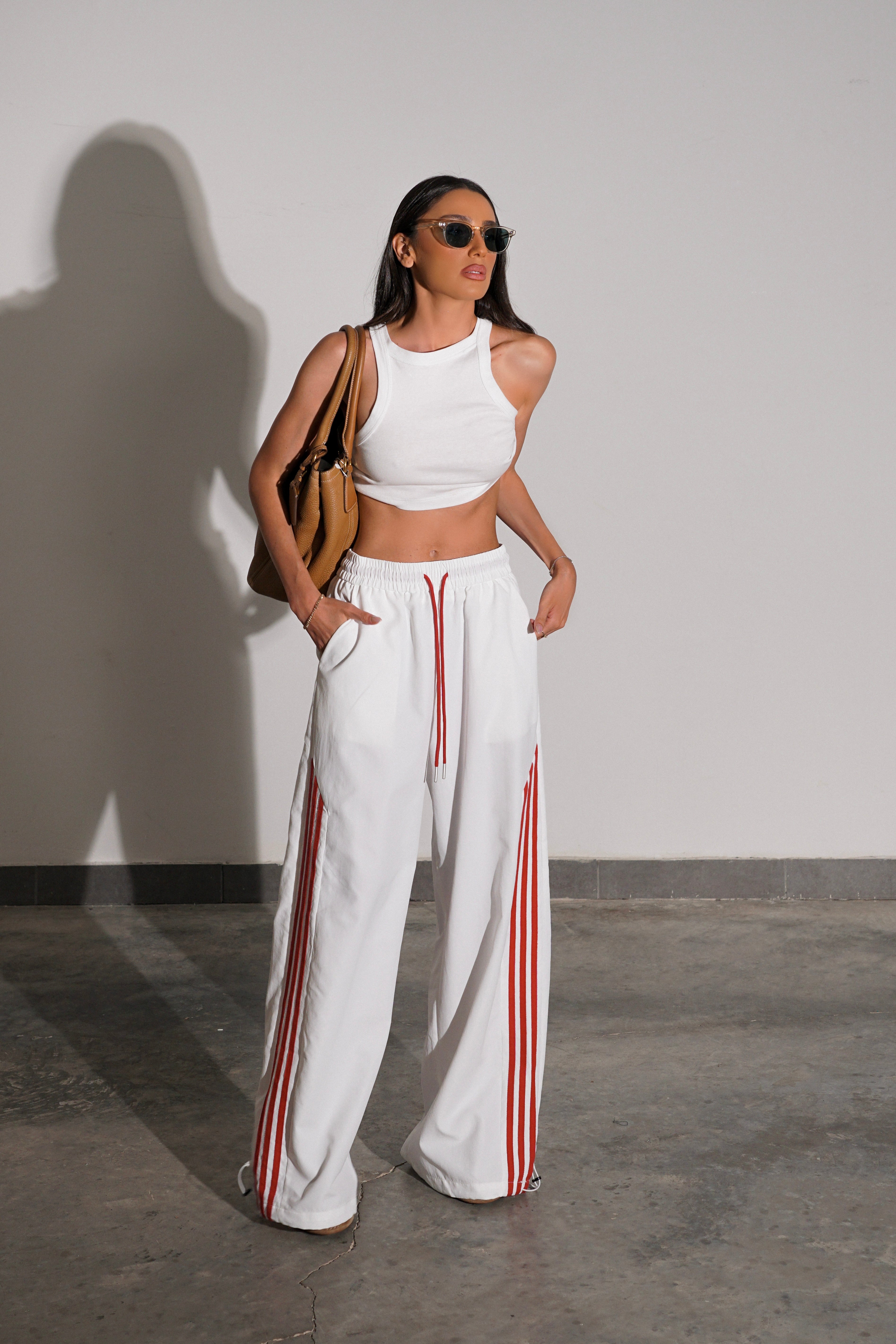 מכנסי בירדן-לבן