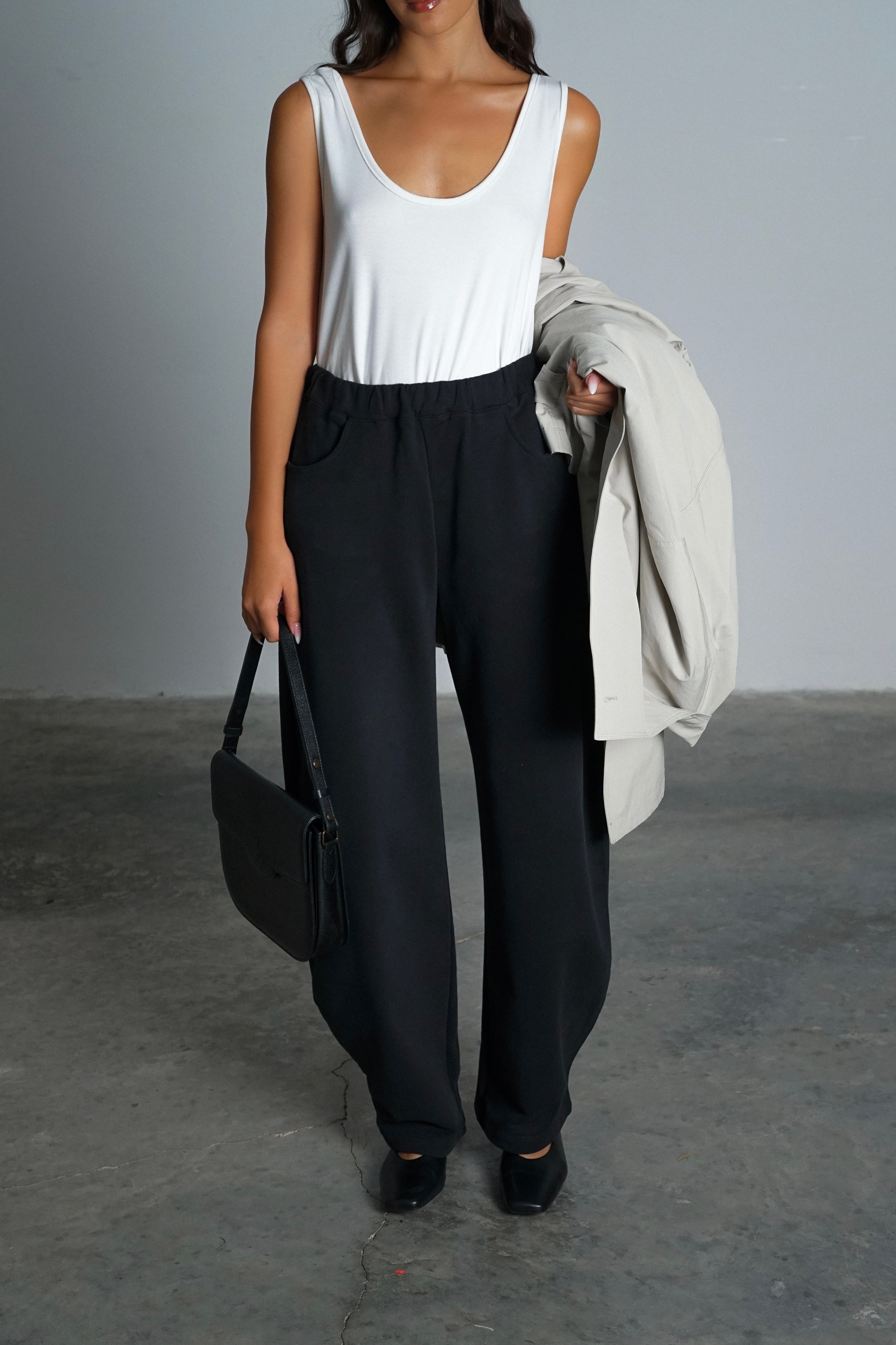 מכנסי סליבו-שחור