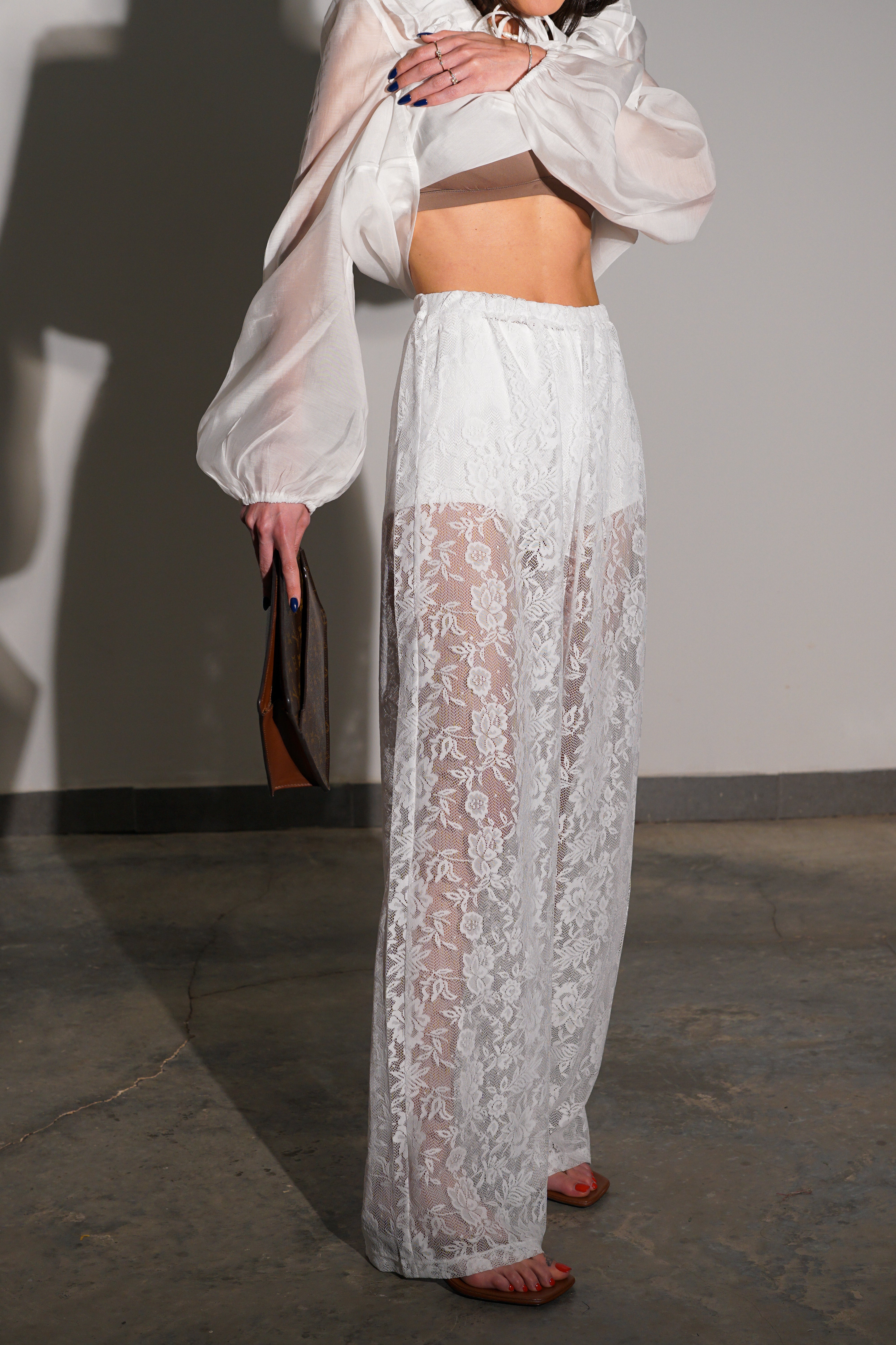 מכנסי מריסה-לבן