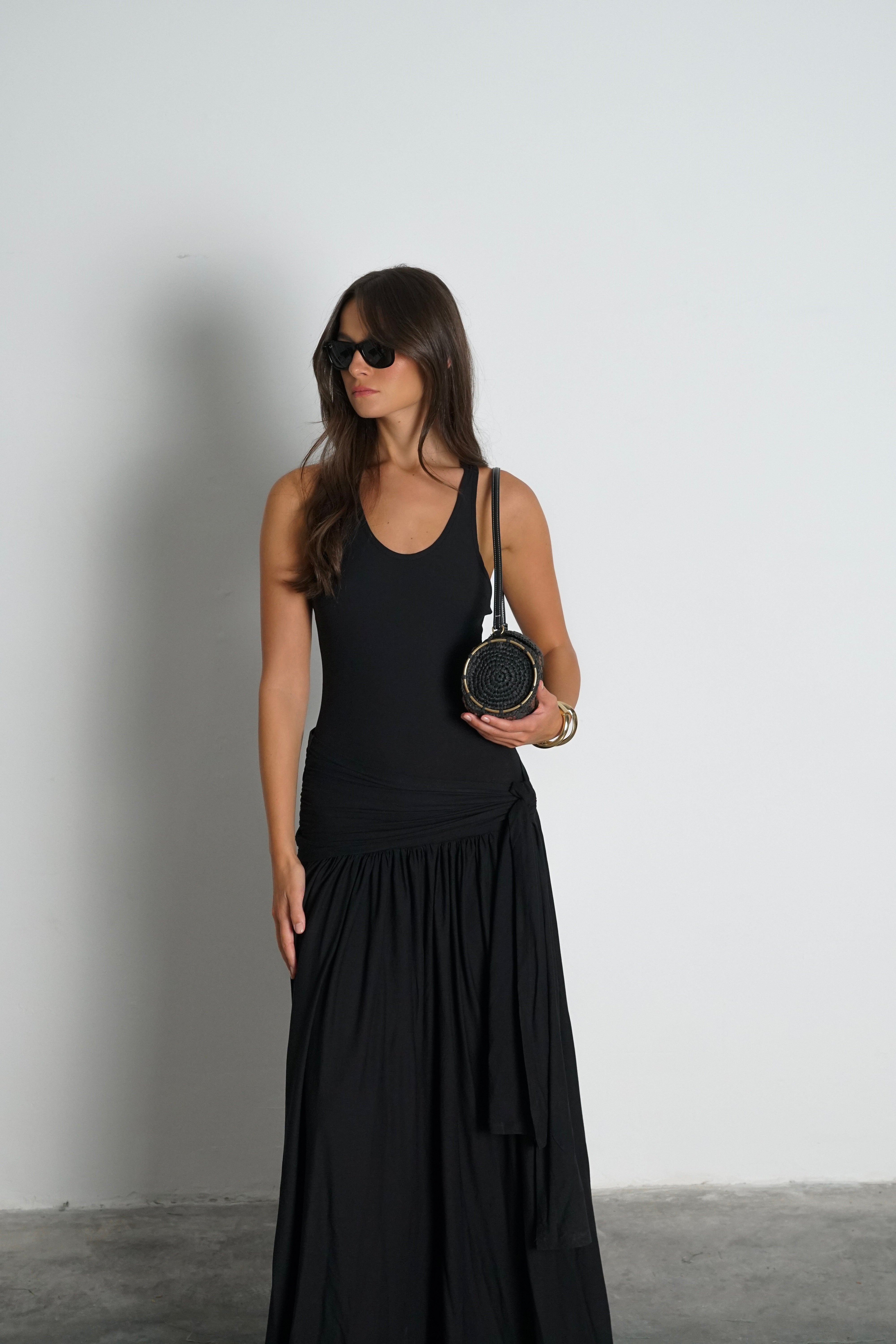 שמלת מליסה-שחור