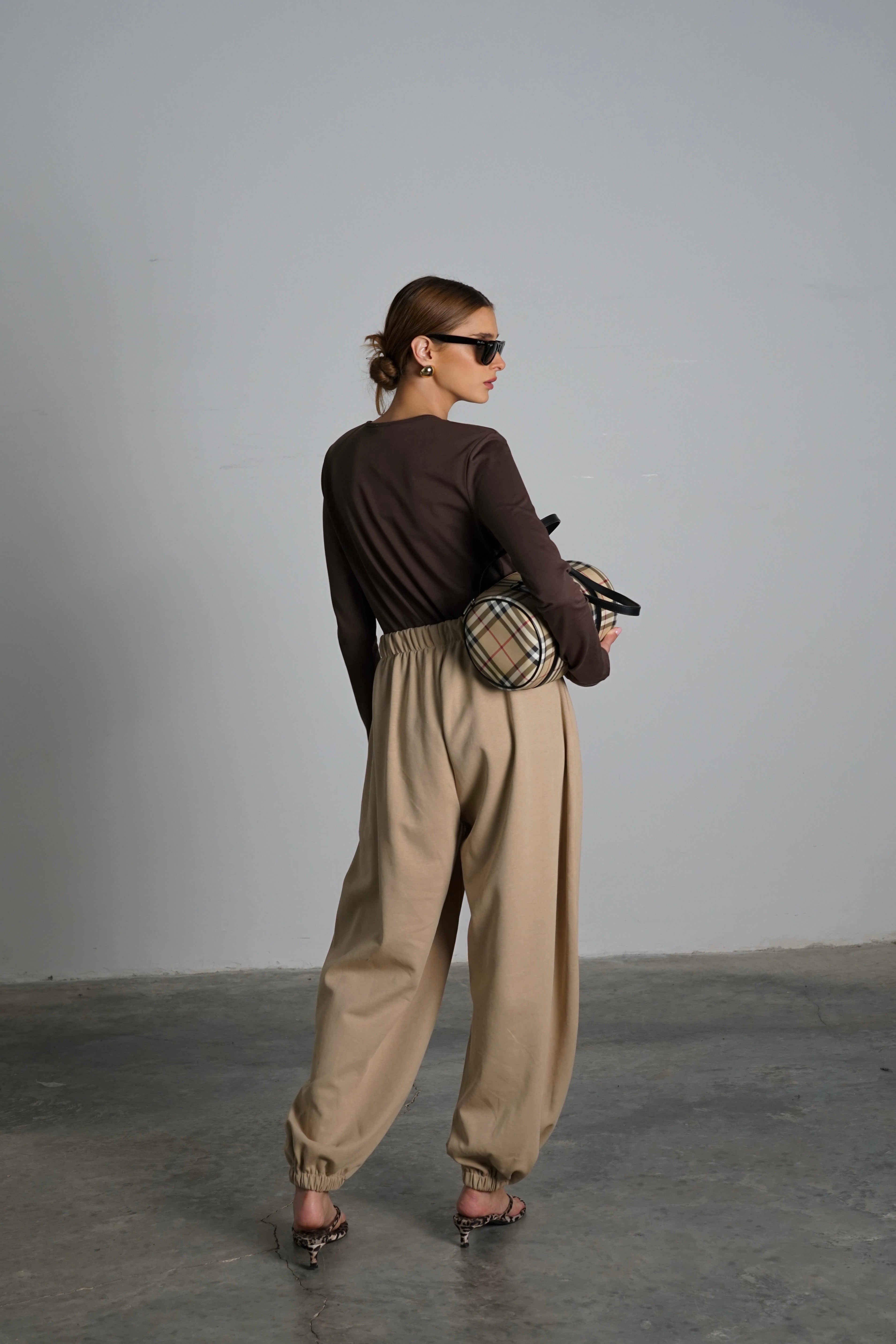 חולצת אייבורי-חום