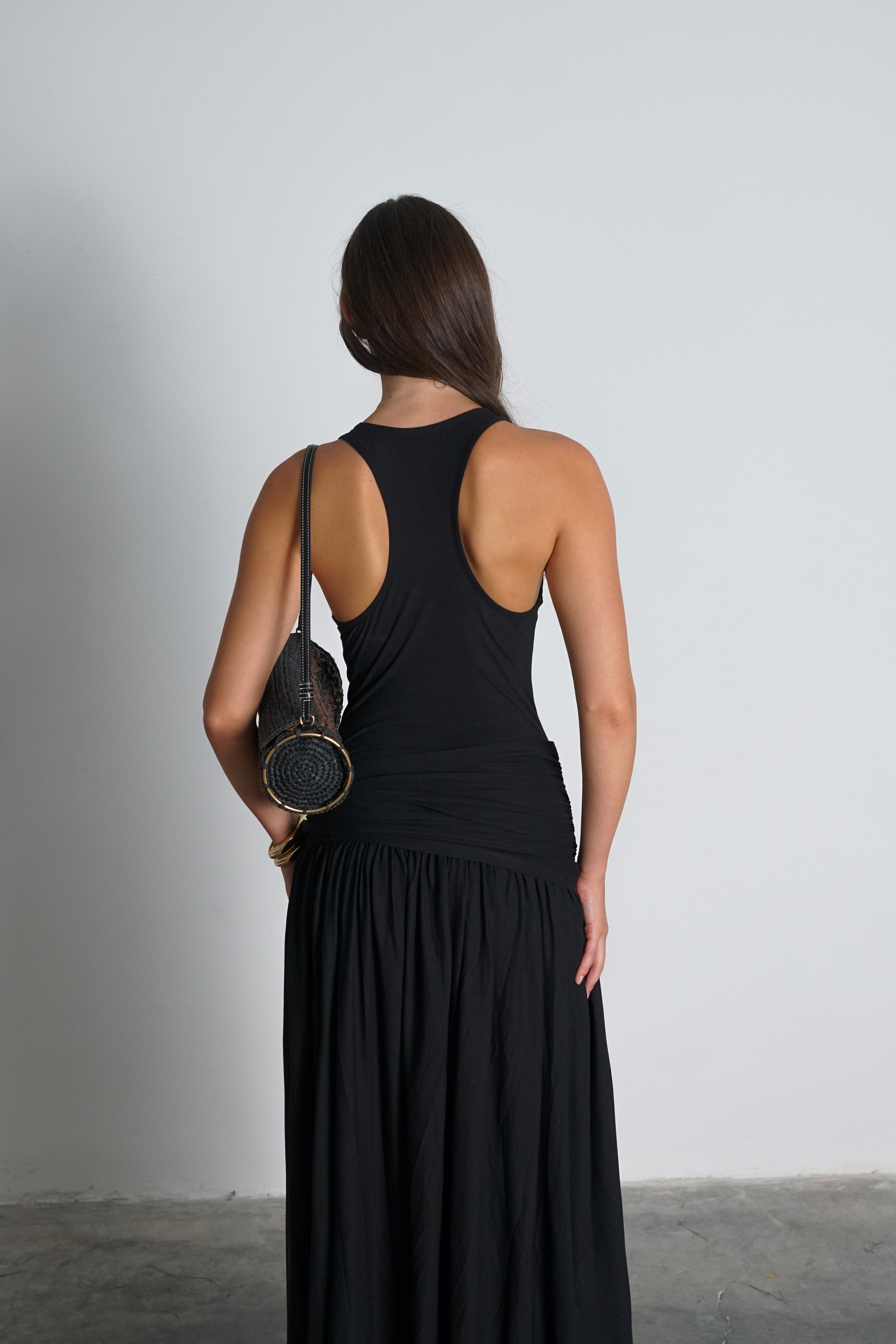 שמלת מליסה-שחור