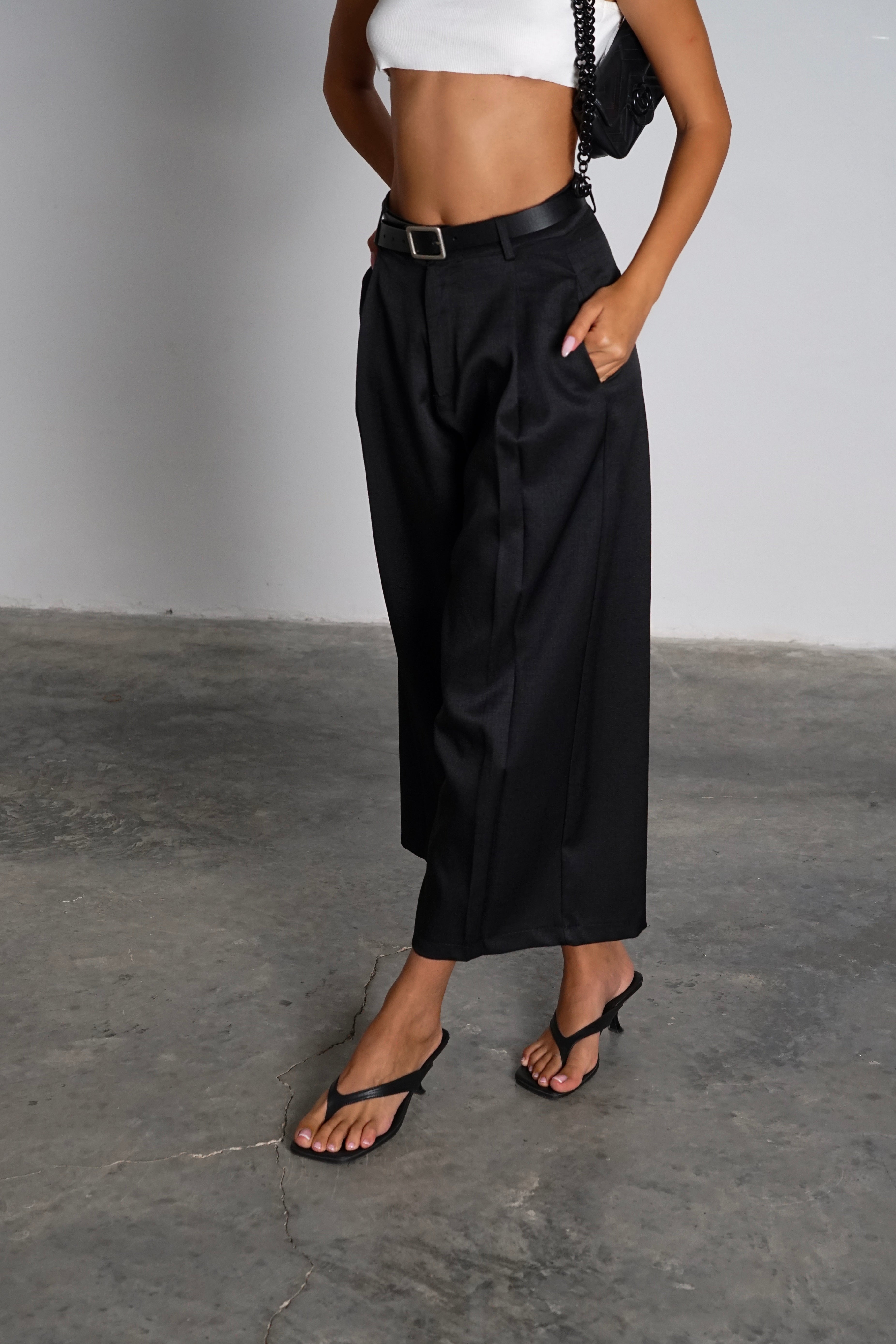 מכנסי רזילין-שחור