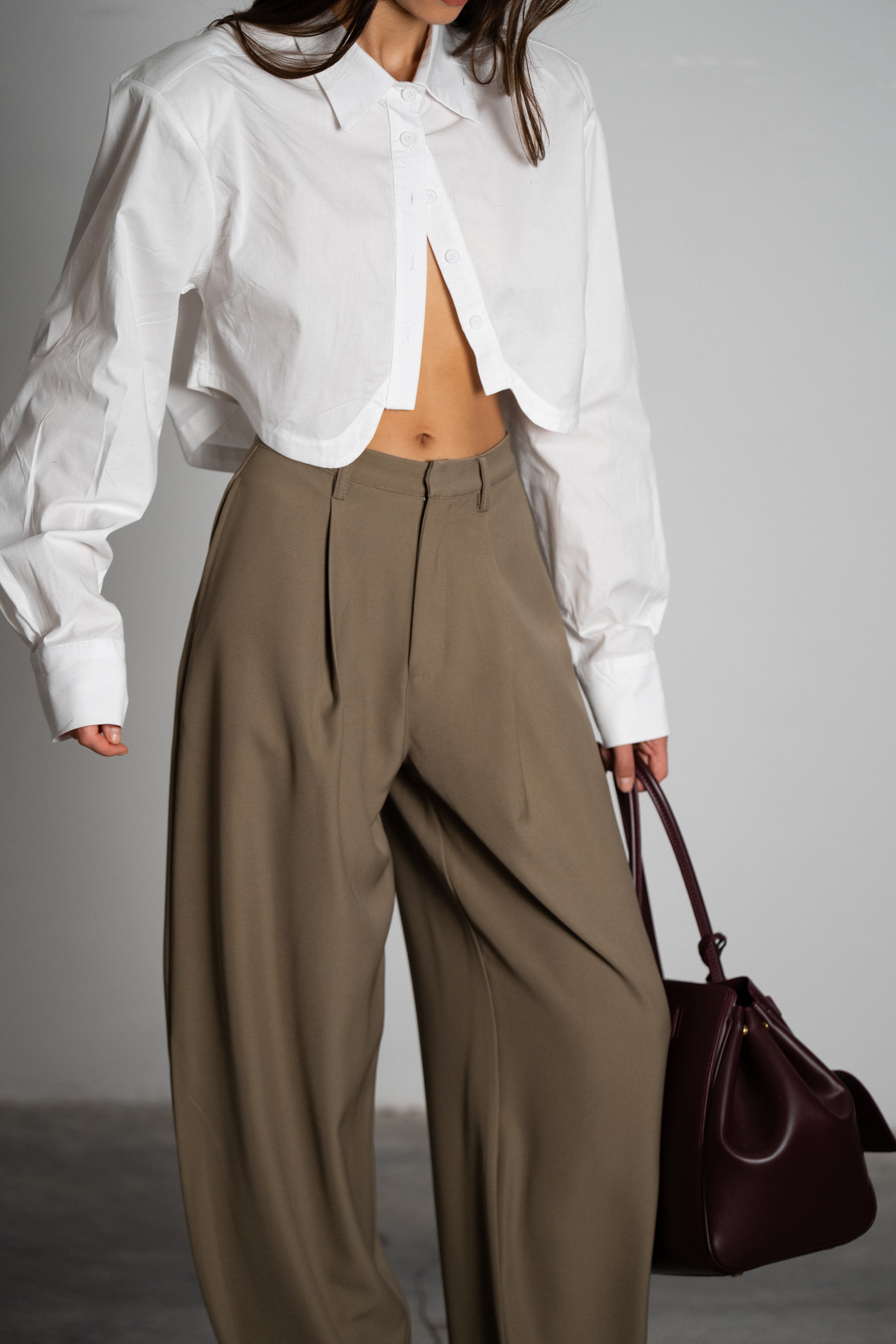 מכנסי טיזר-חאקי