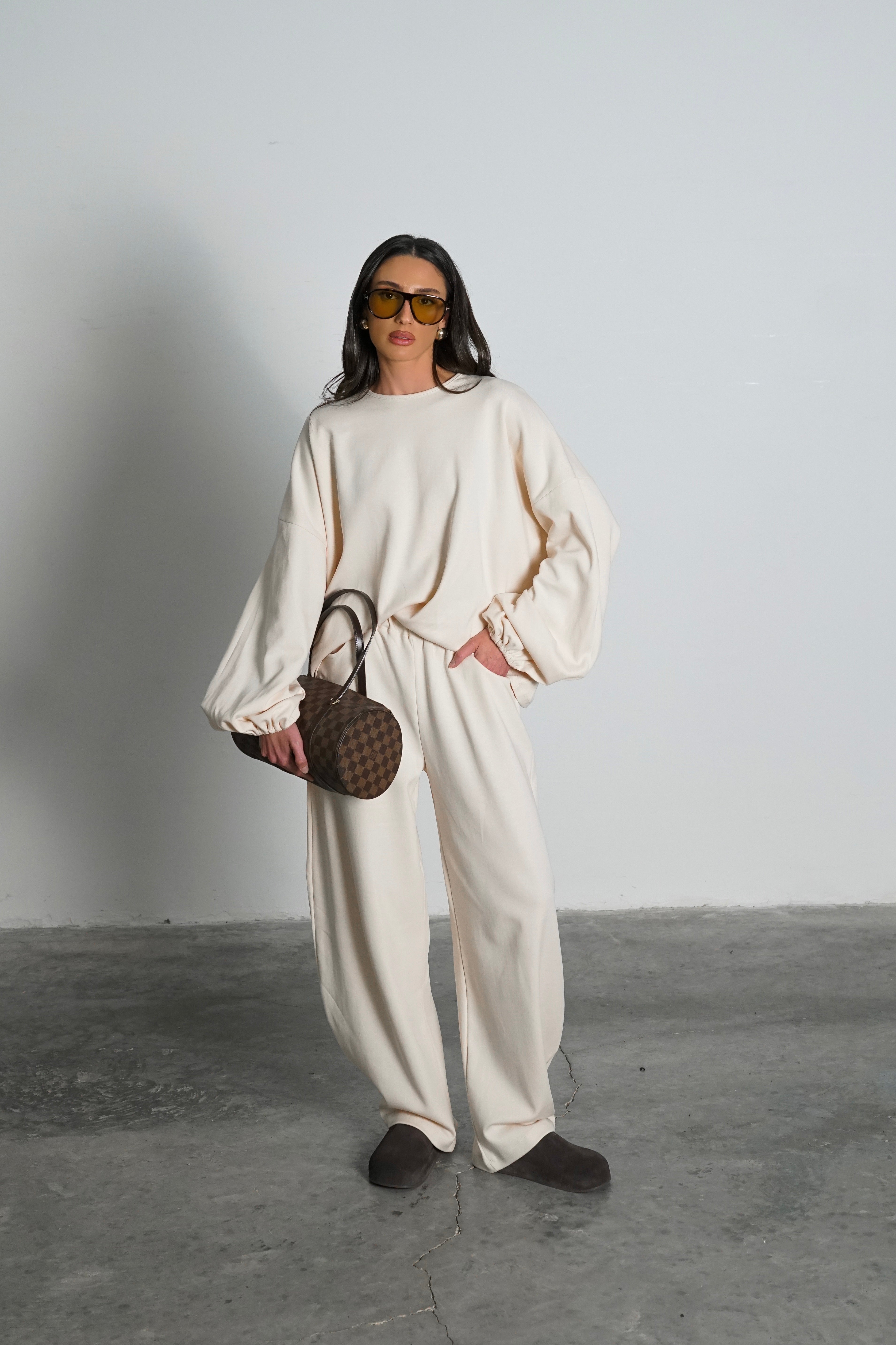 חליפת נורדו-שמנת