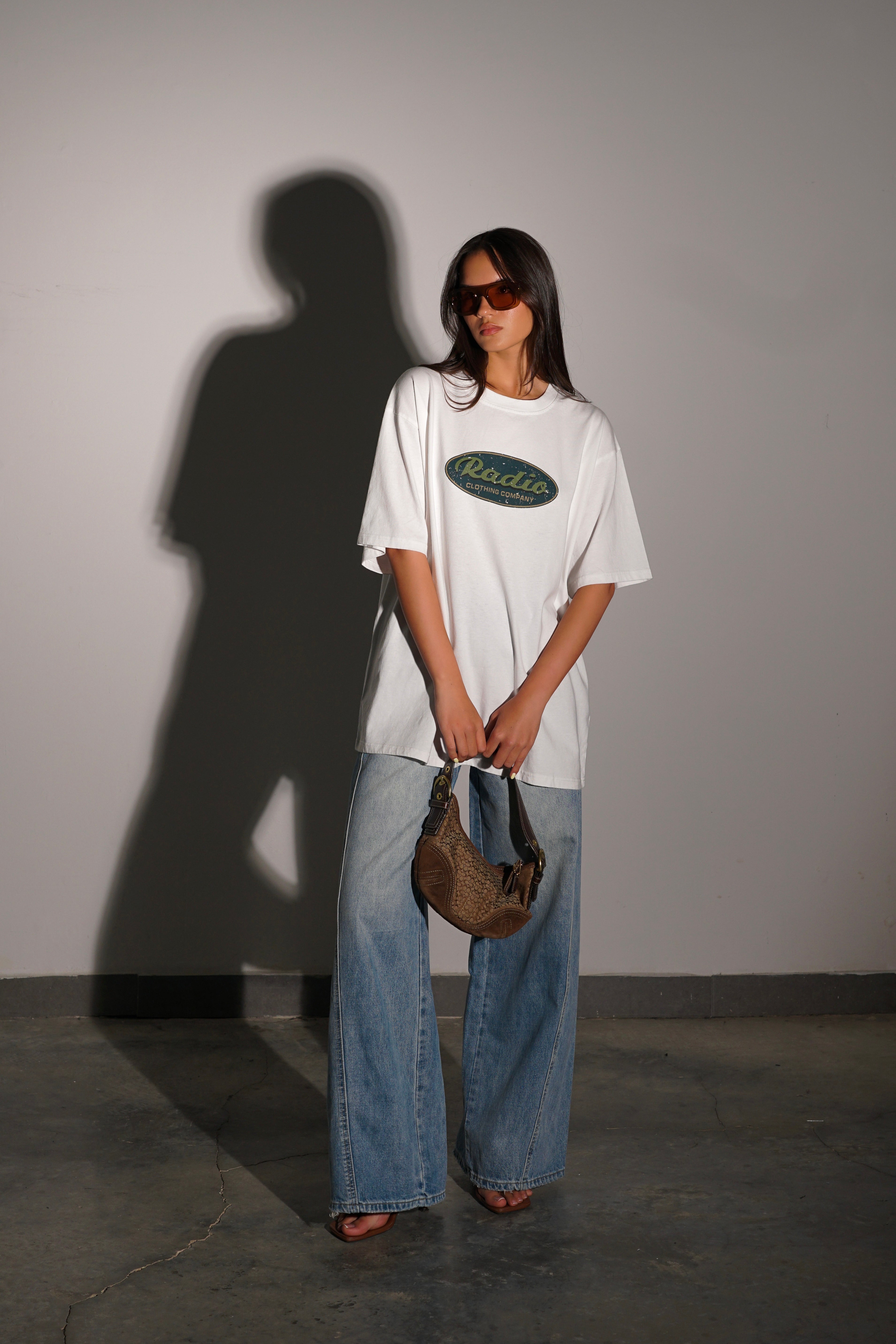 חולצת קרוס-לבן