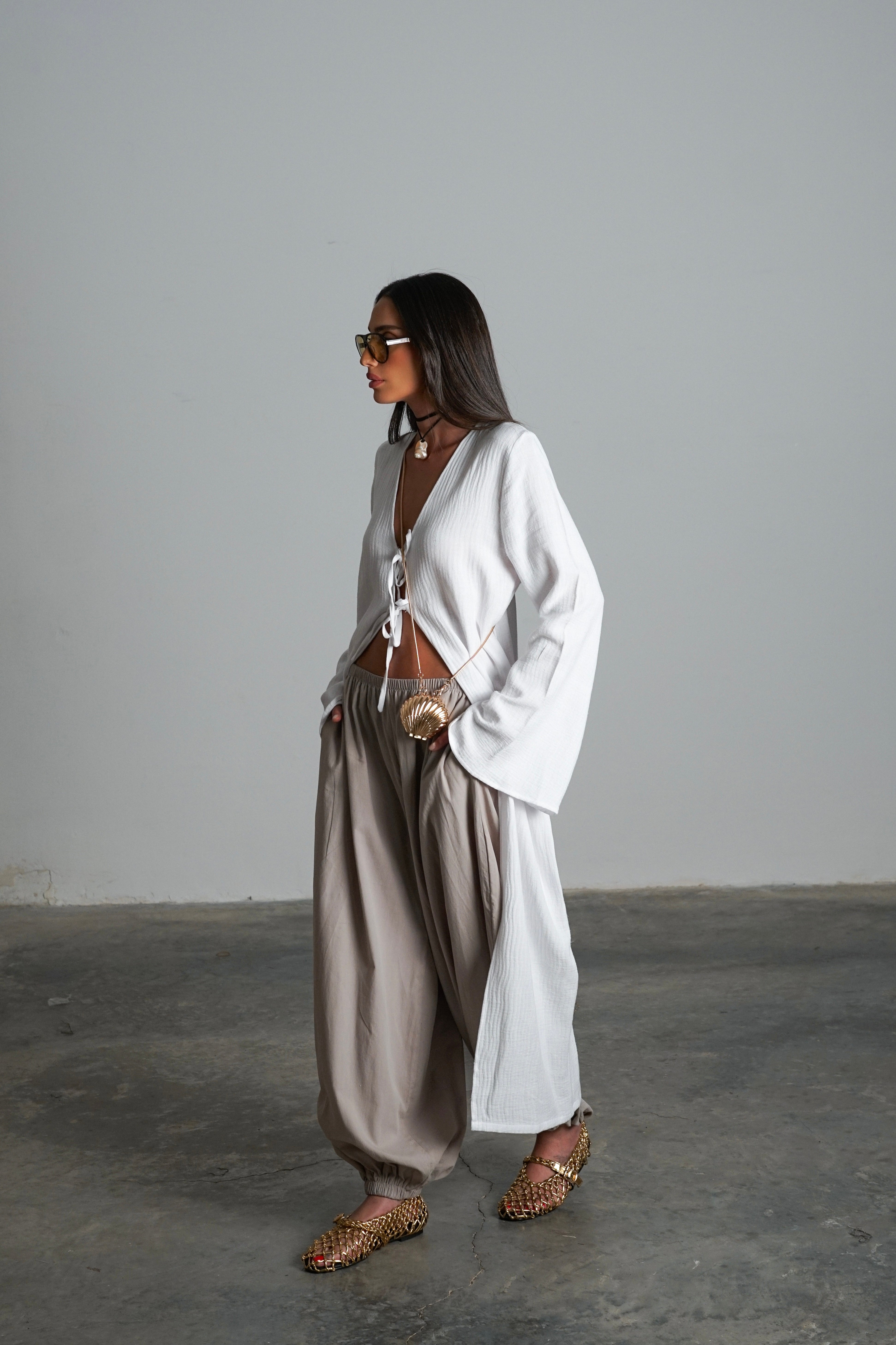 קימונו וואן-לבן