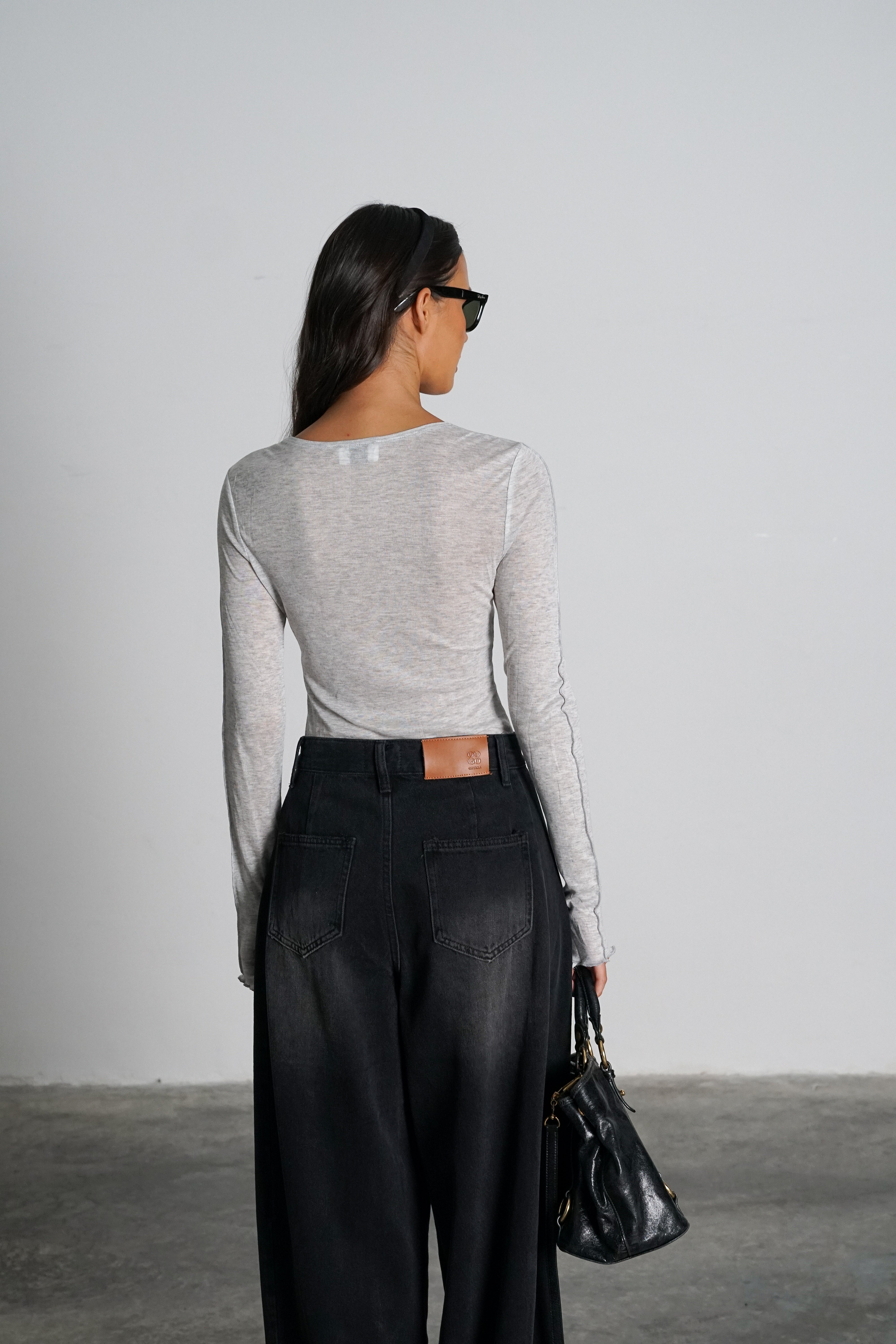 ג'ינס ריקול-שחור