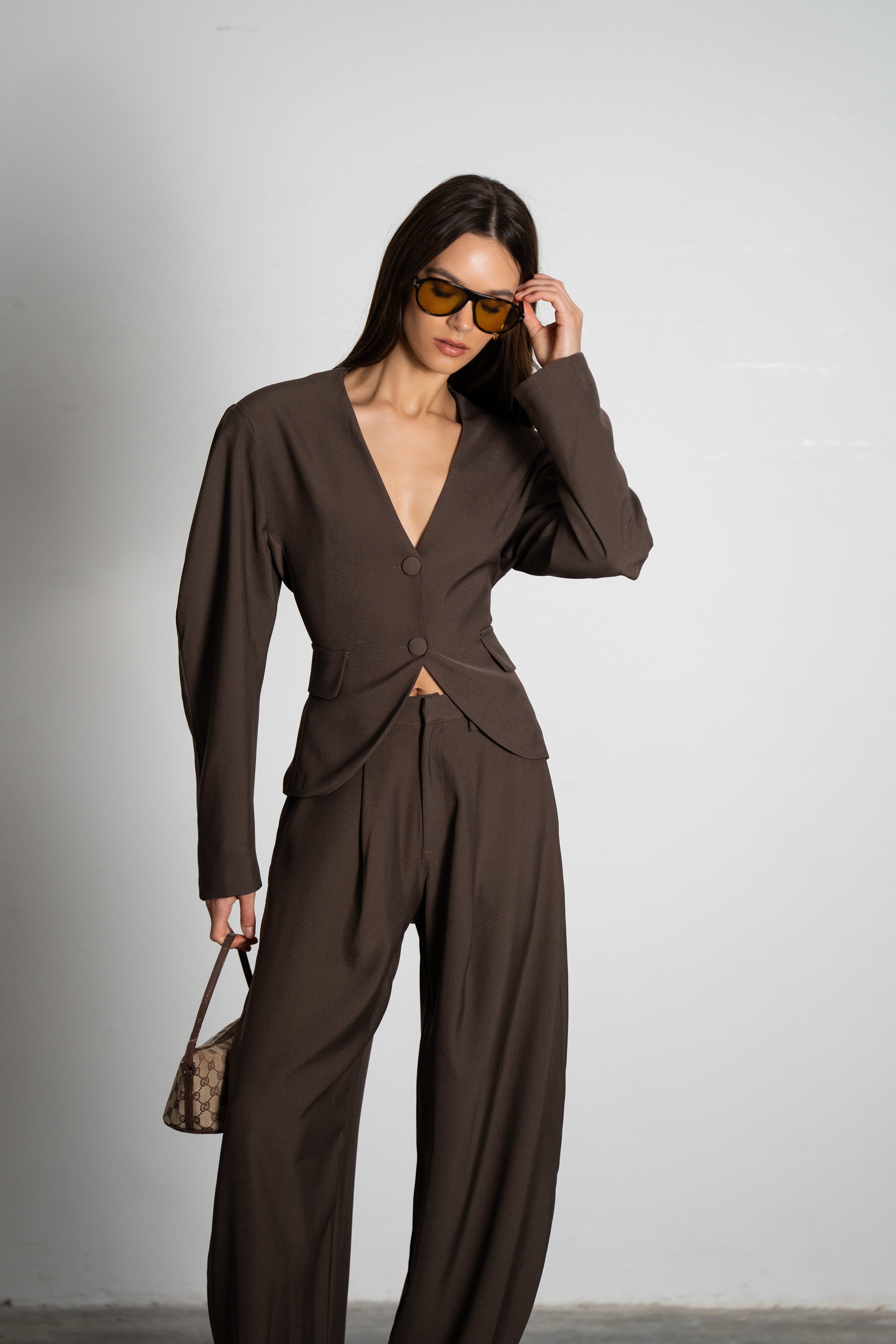 ג'קט אמיליה-חום