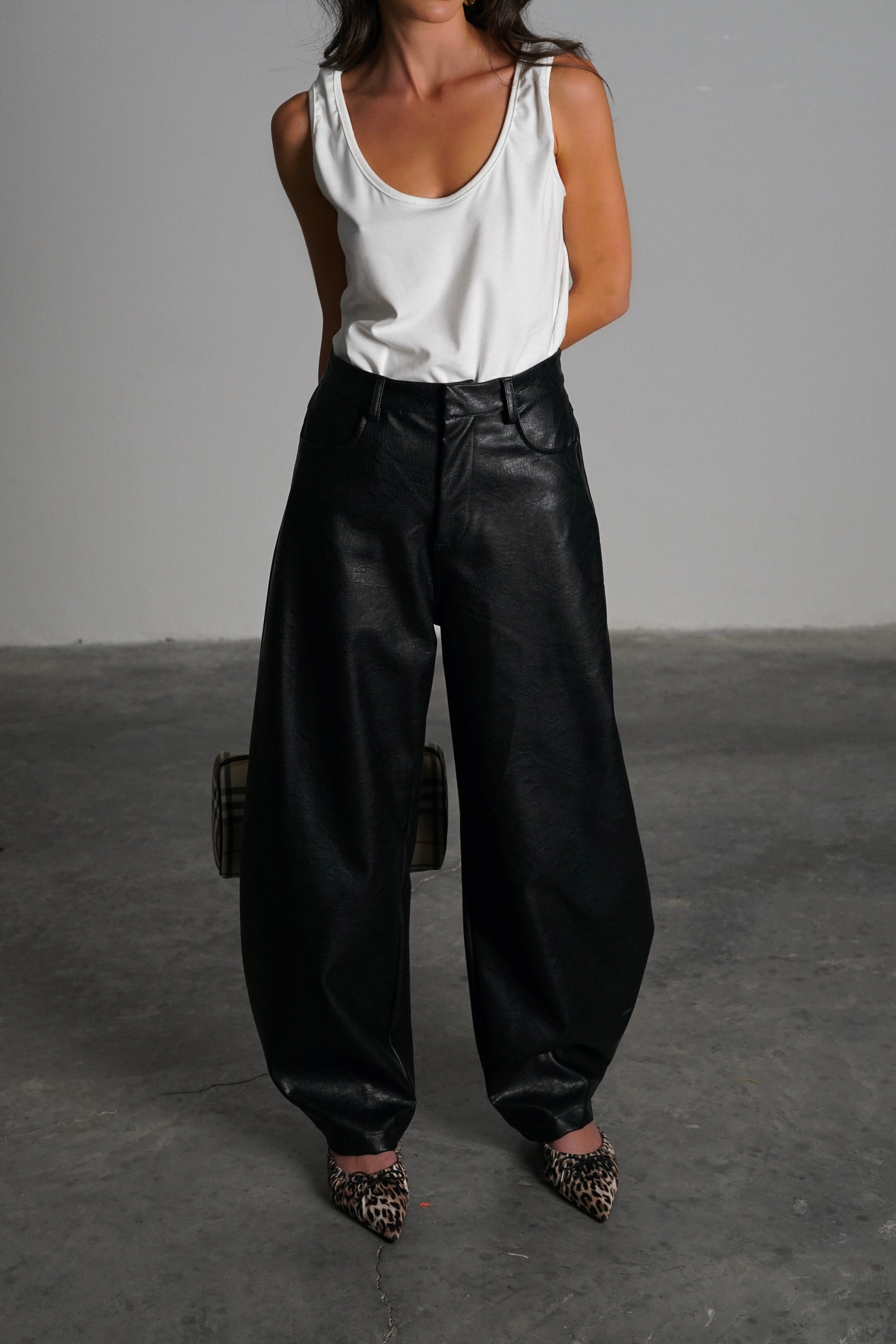 מכנסי ג'אגר-שחור