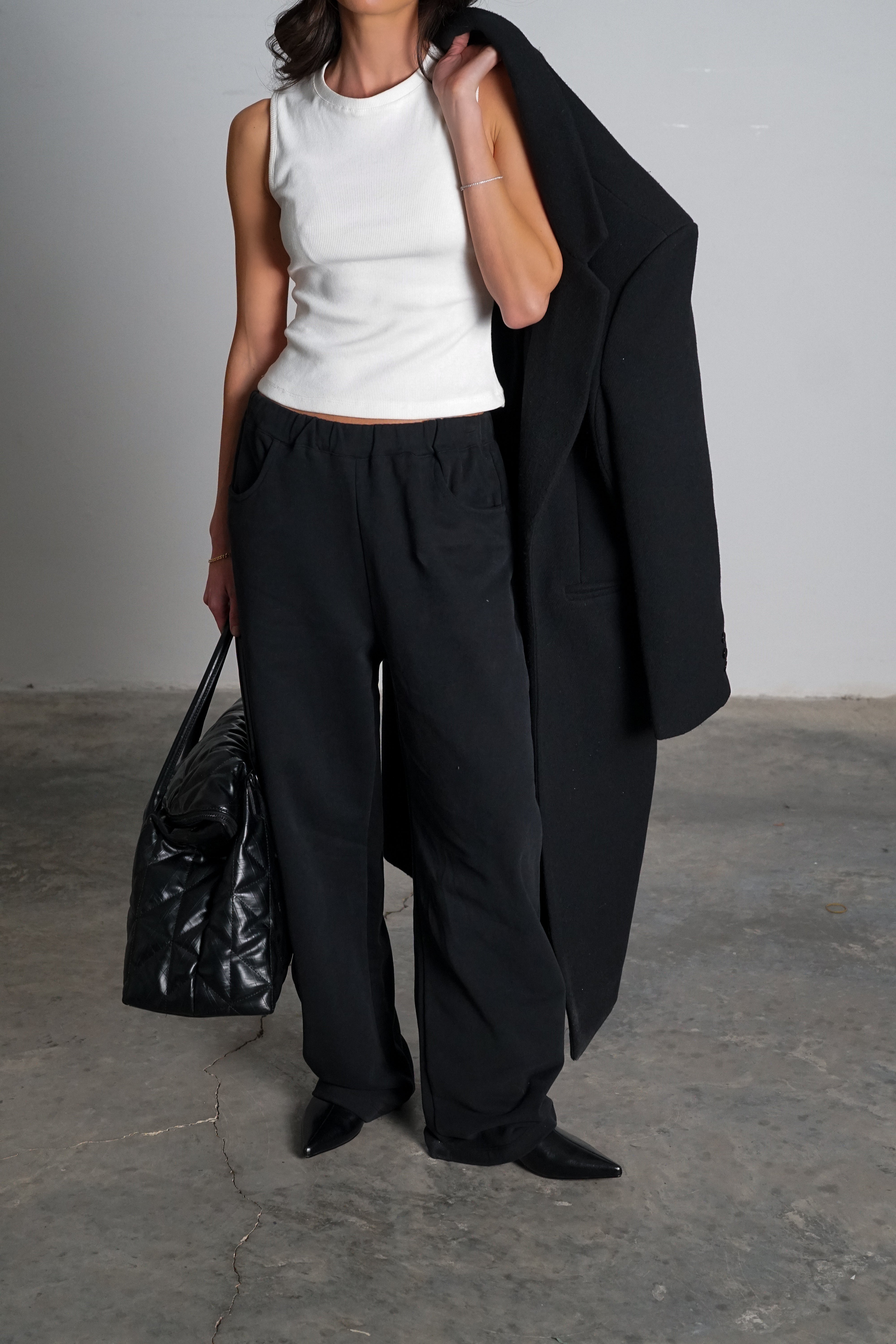 מכנסי סליבו-שחור