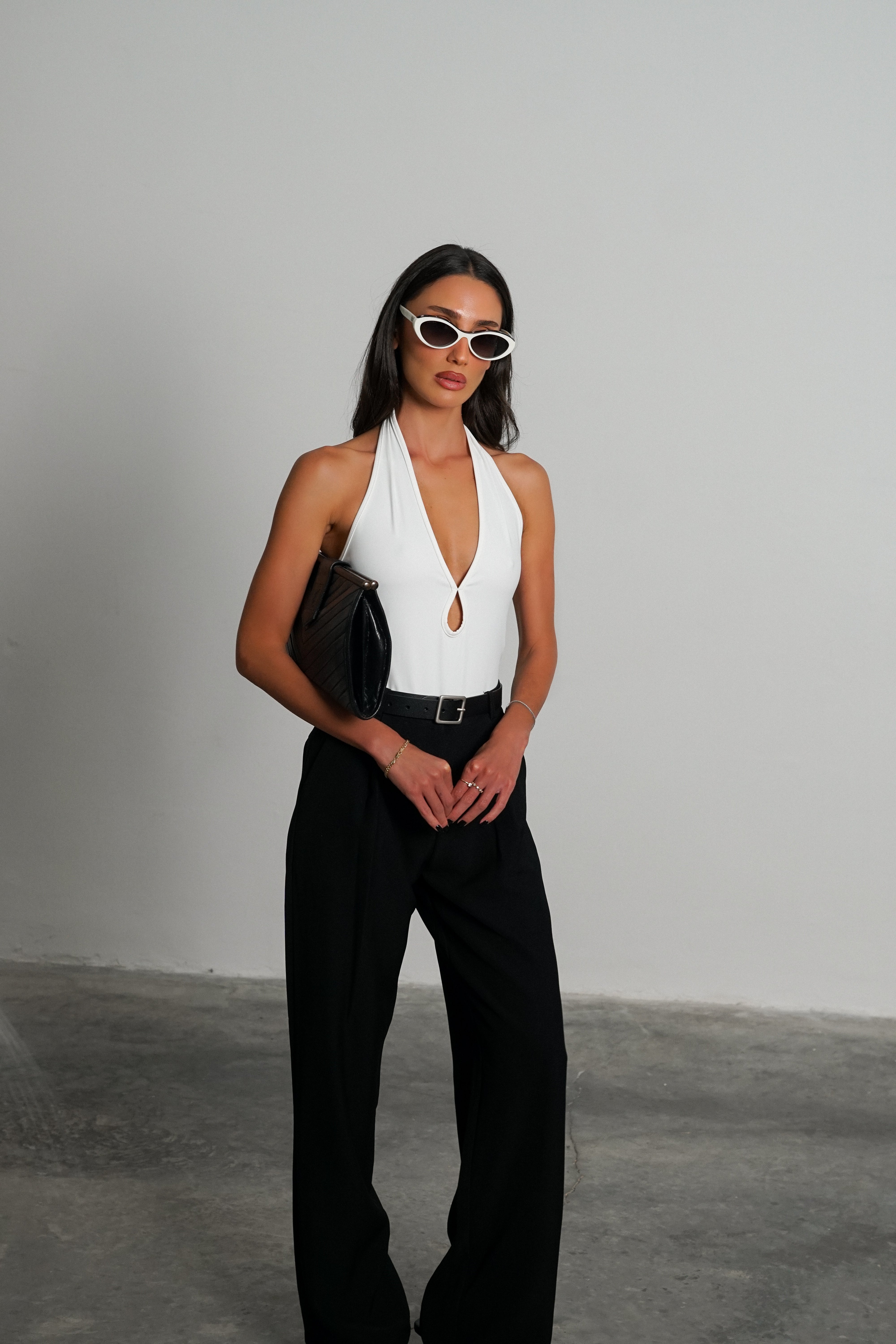 בגד גוף מורג'י-לבן