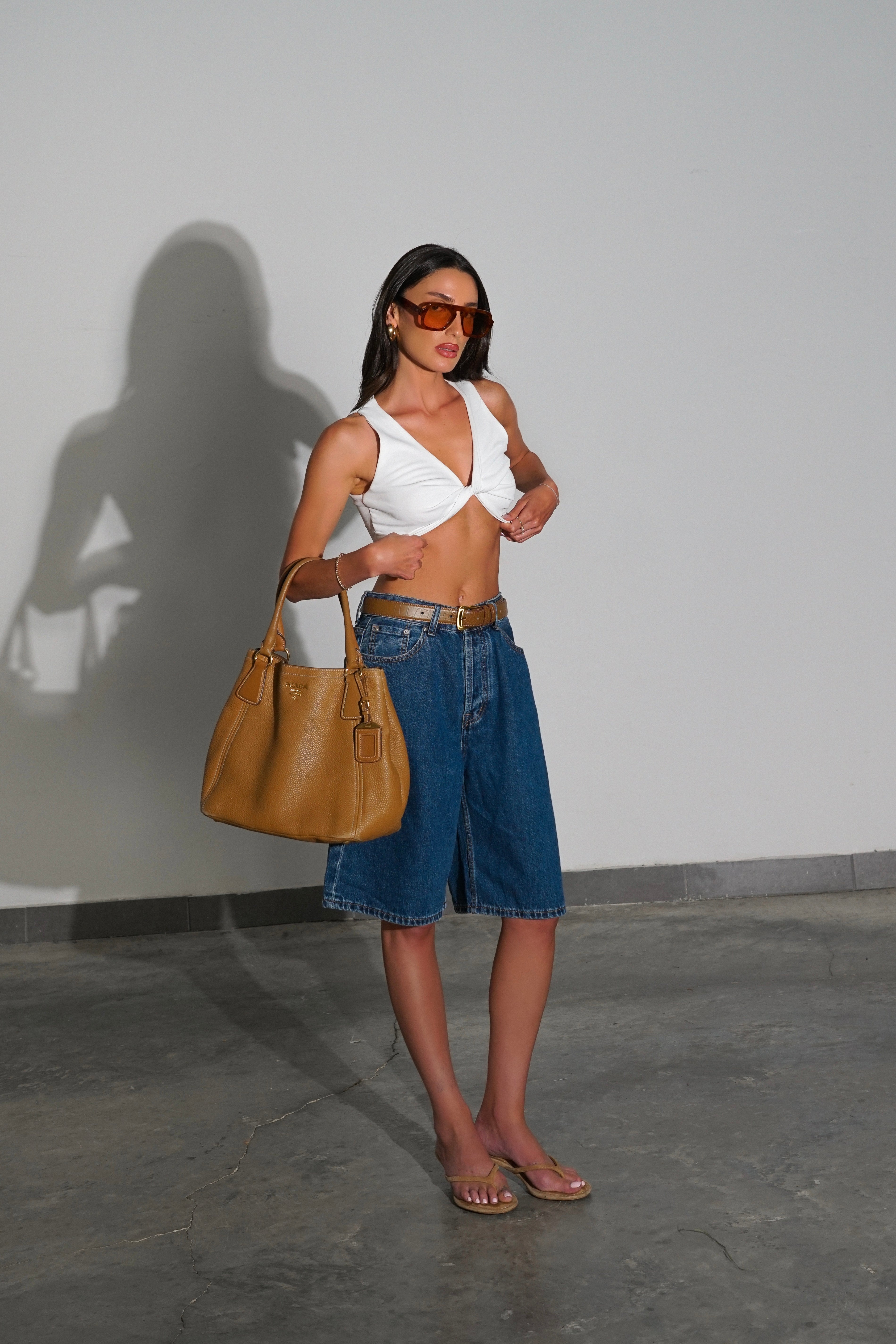 גופיית ג'אגר-לבן