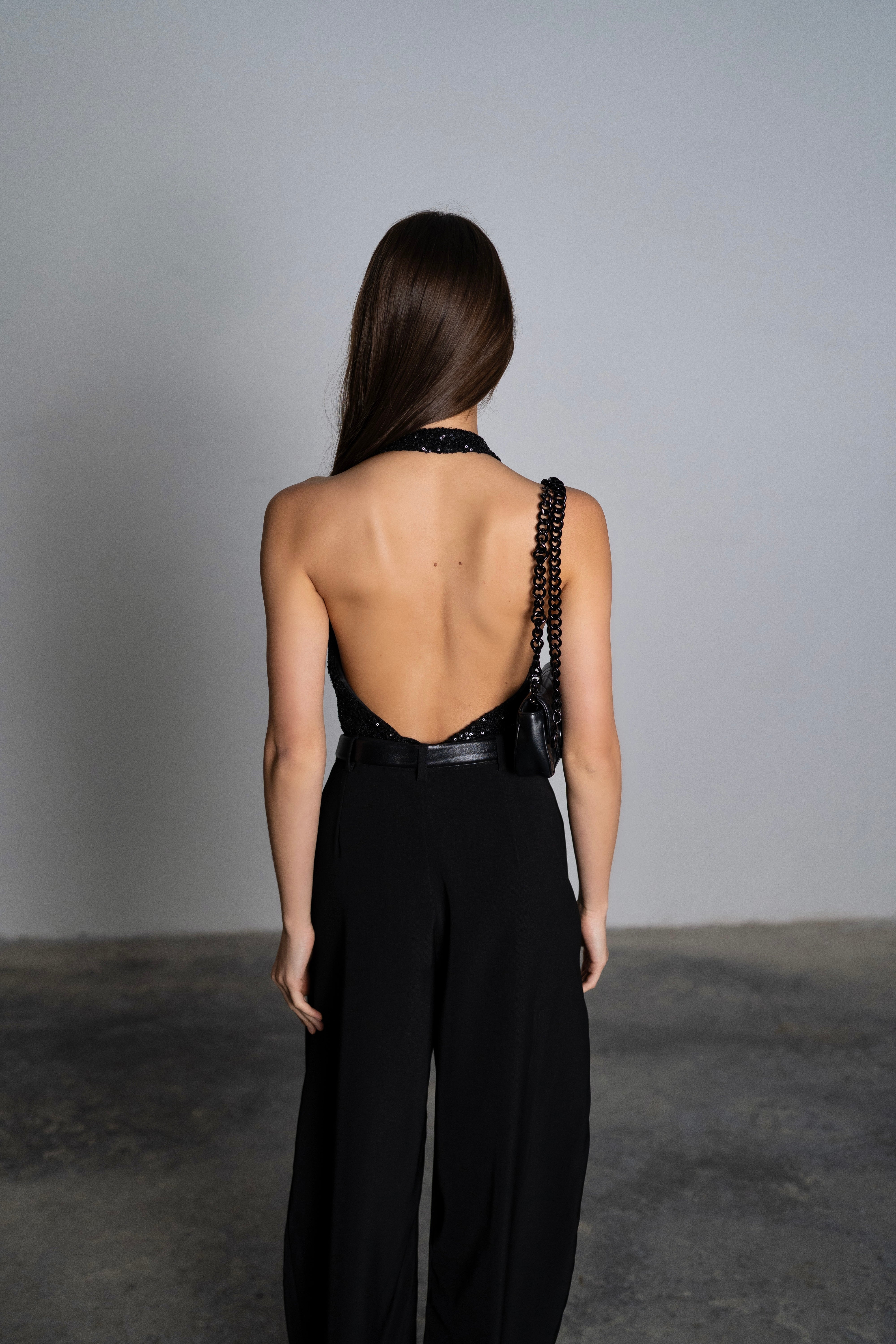 מכנסי טיזר-שחור