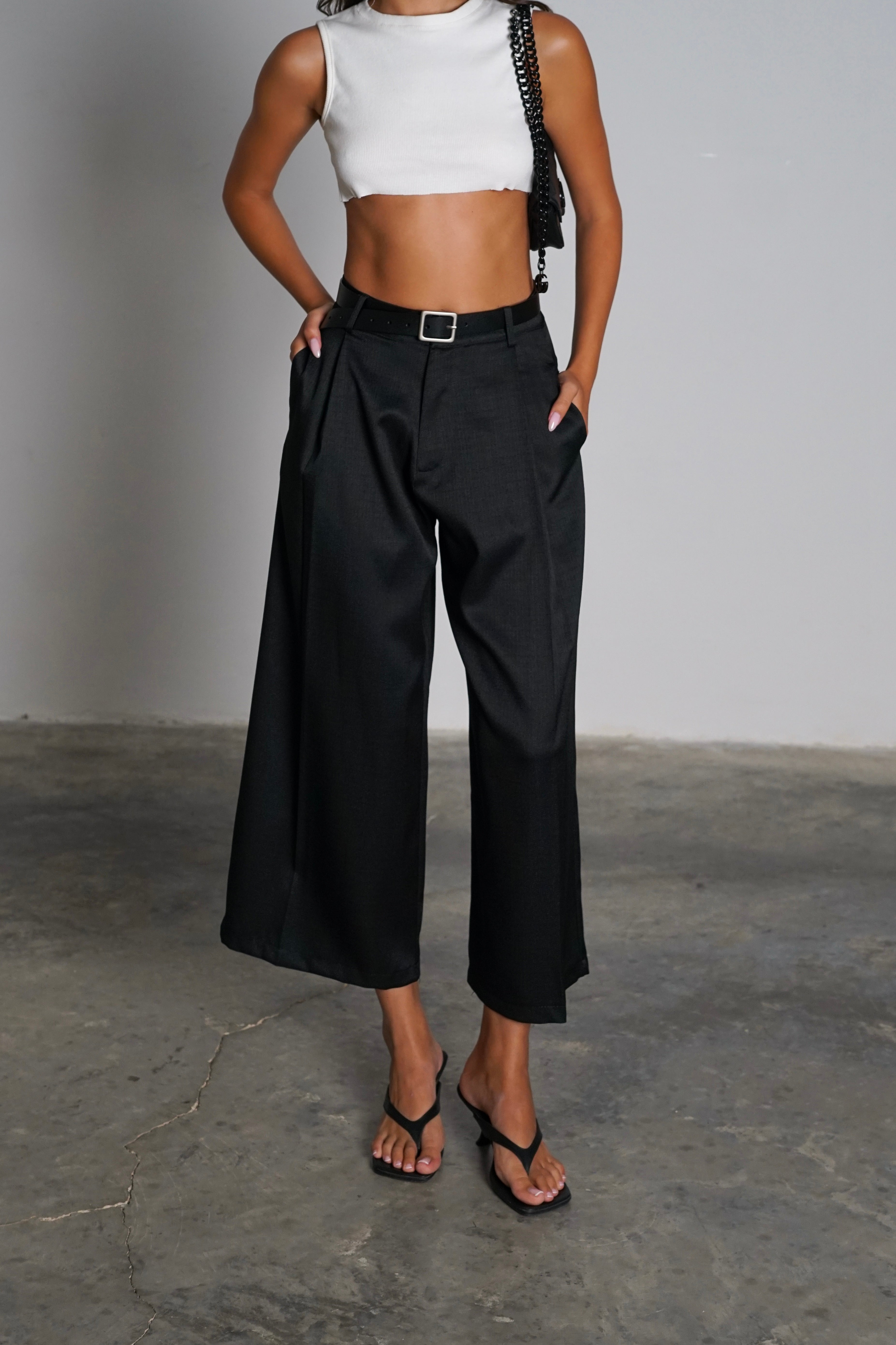 מכנסי רזילין-שחור