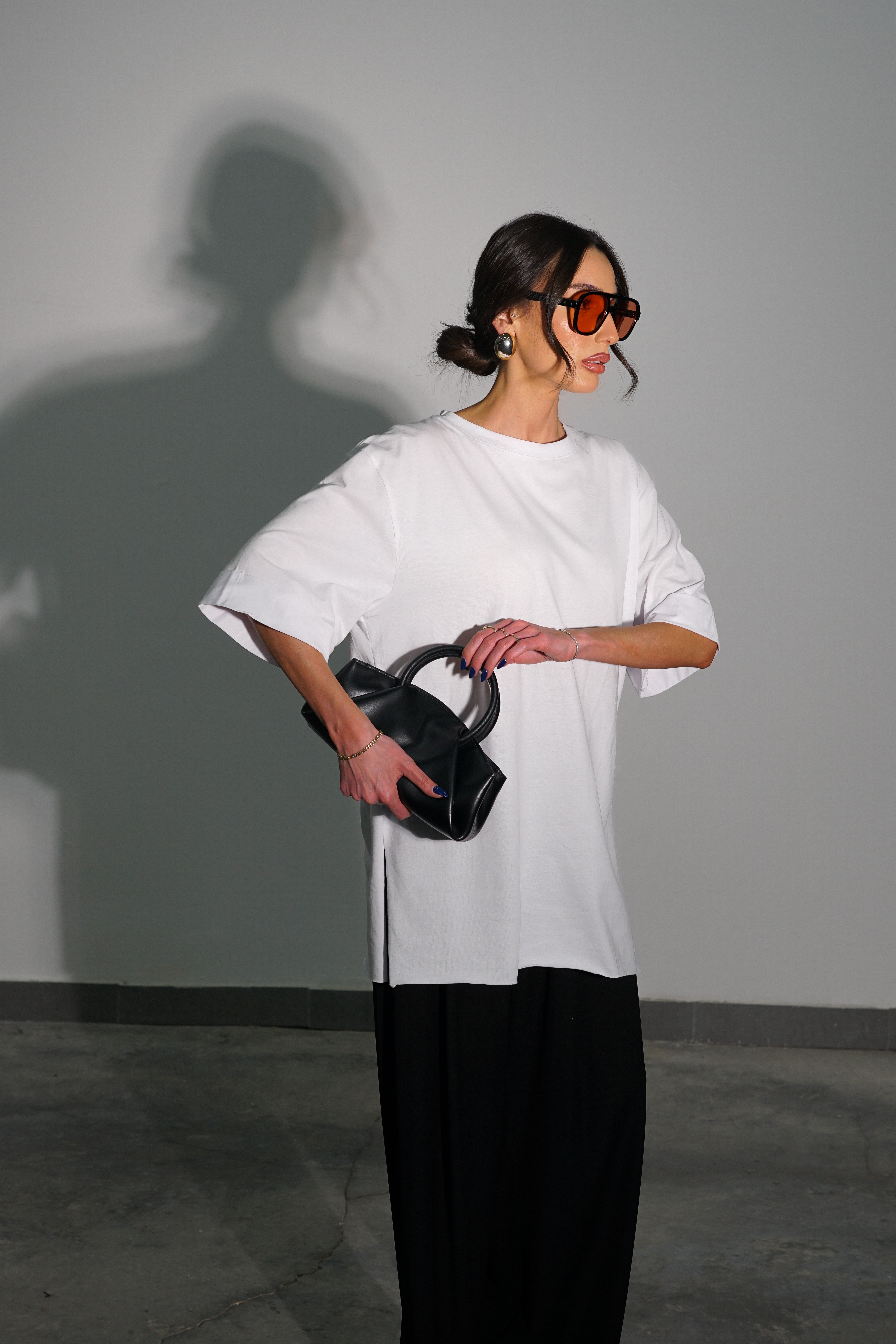 חולצת מייגן-לבן