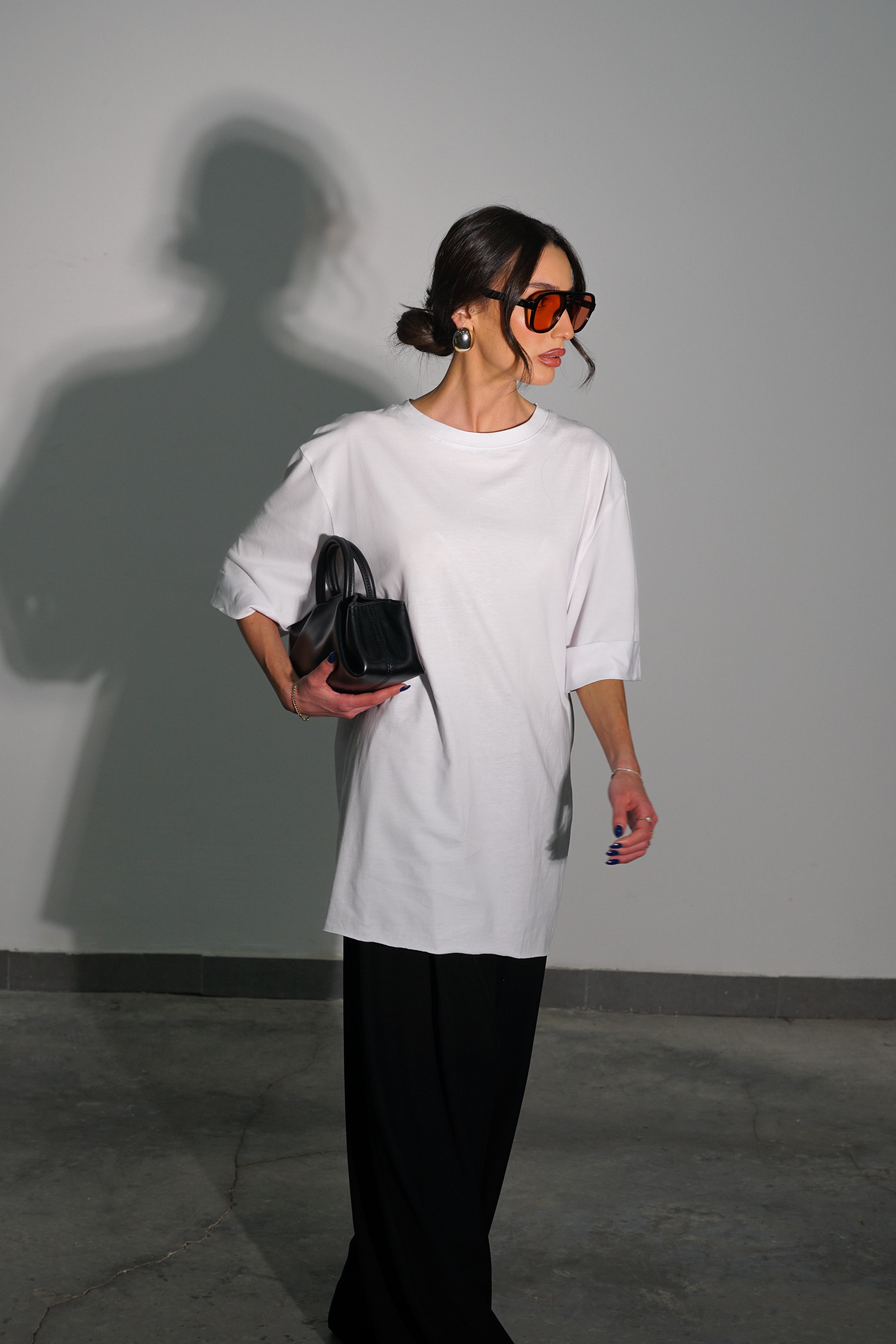 חולצת מייגן-לבן