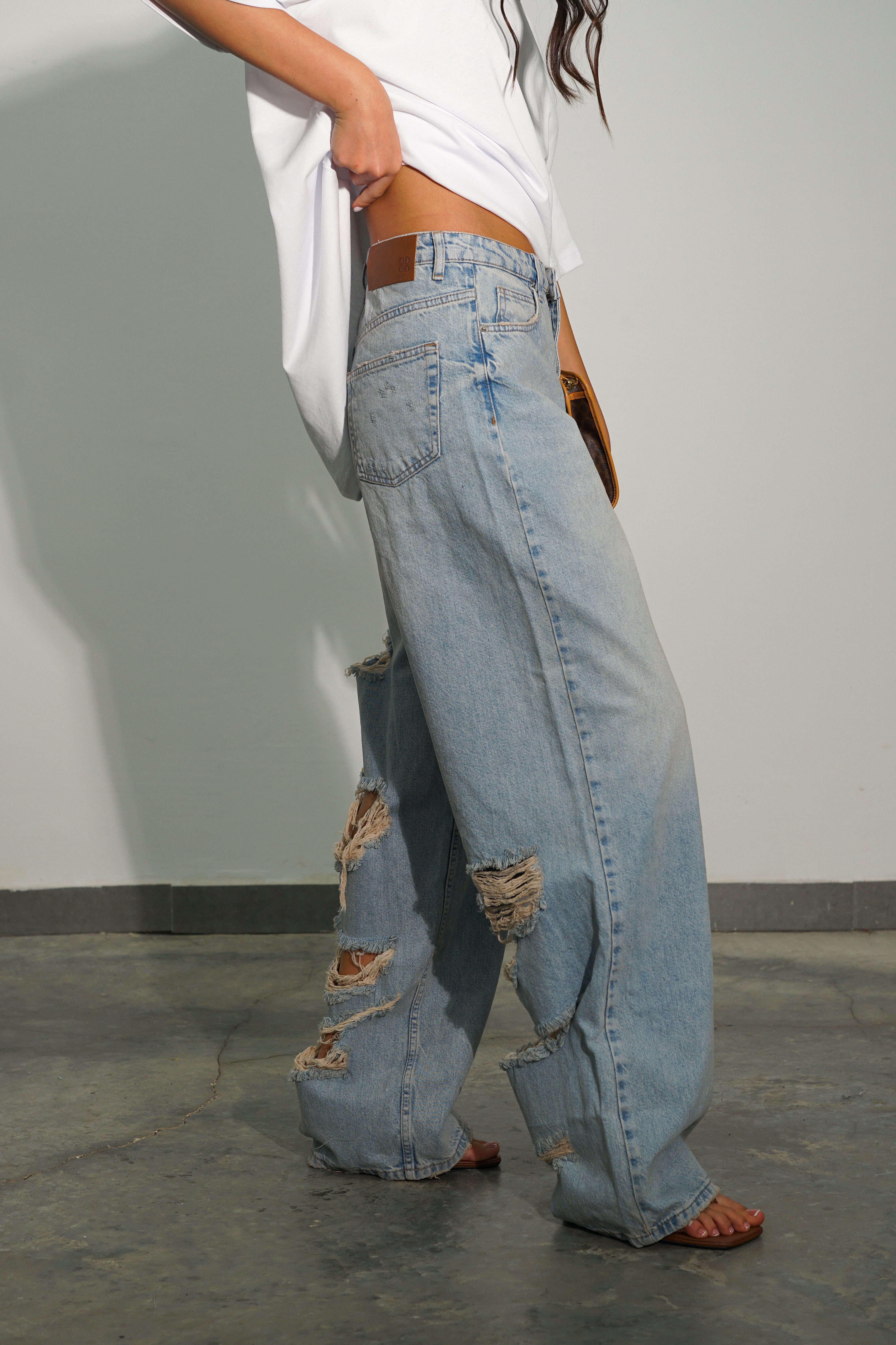 ג'ינס קאזי-כחול דירטי