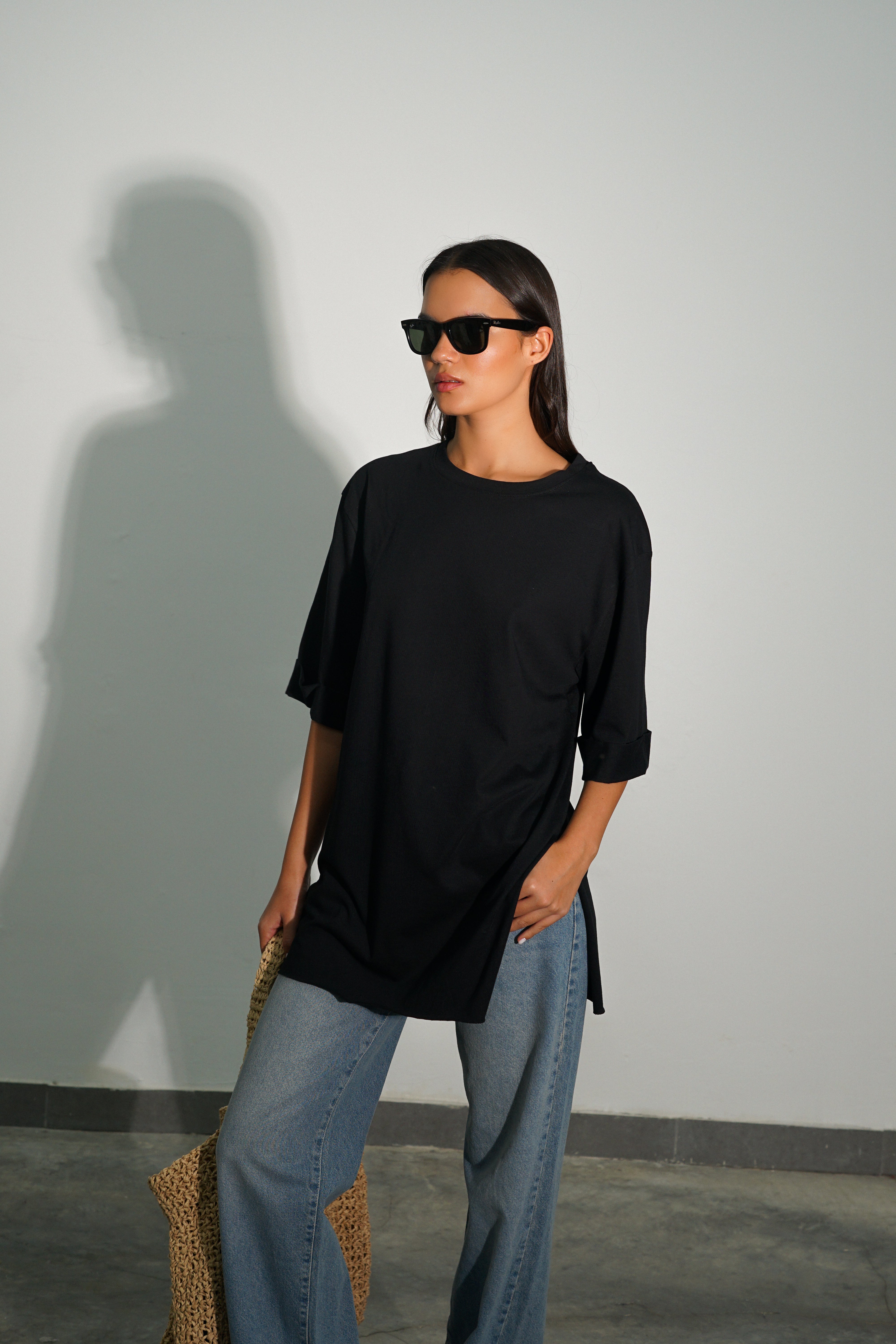 חולצת מייגן-שחור