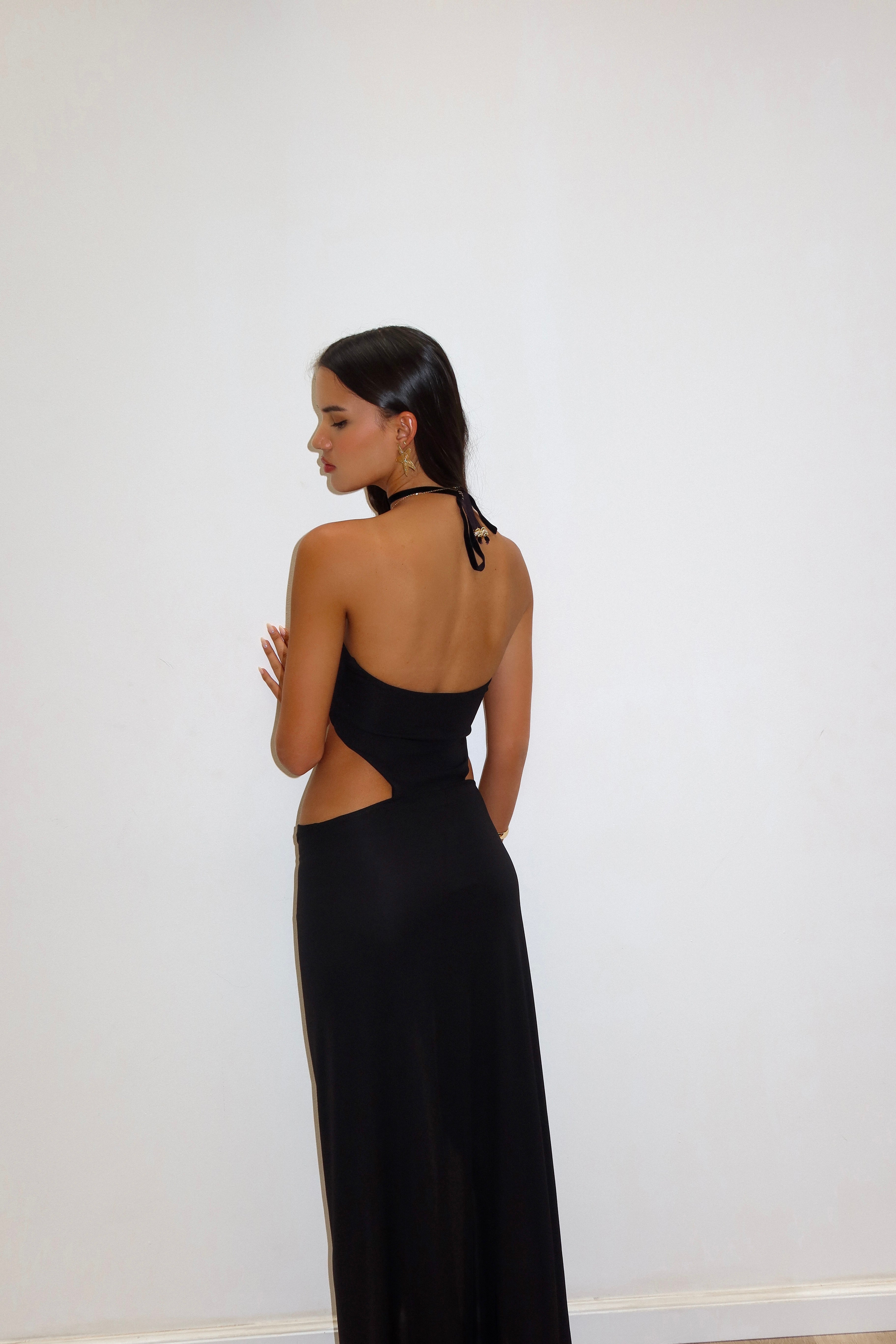 שמלת רויאל - שחור