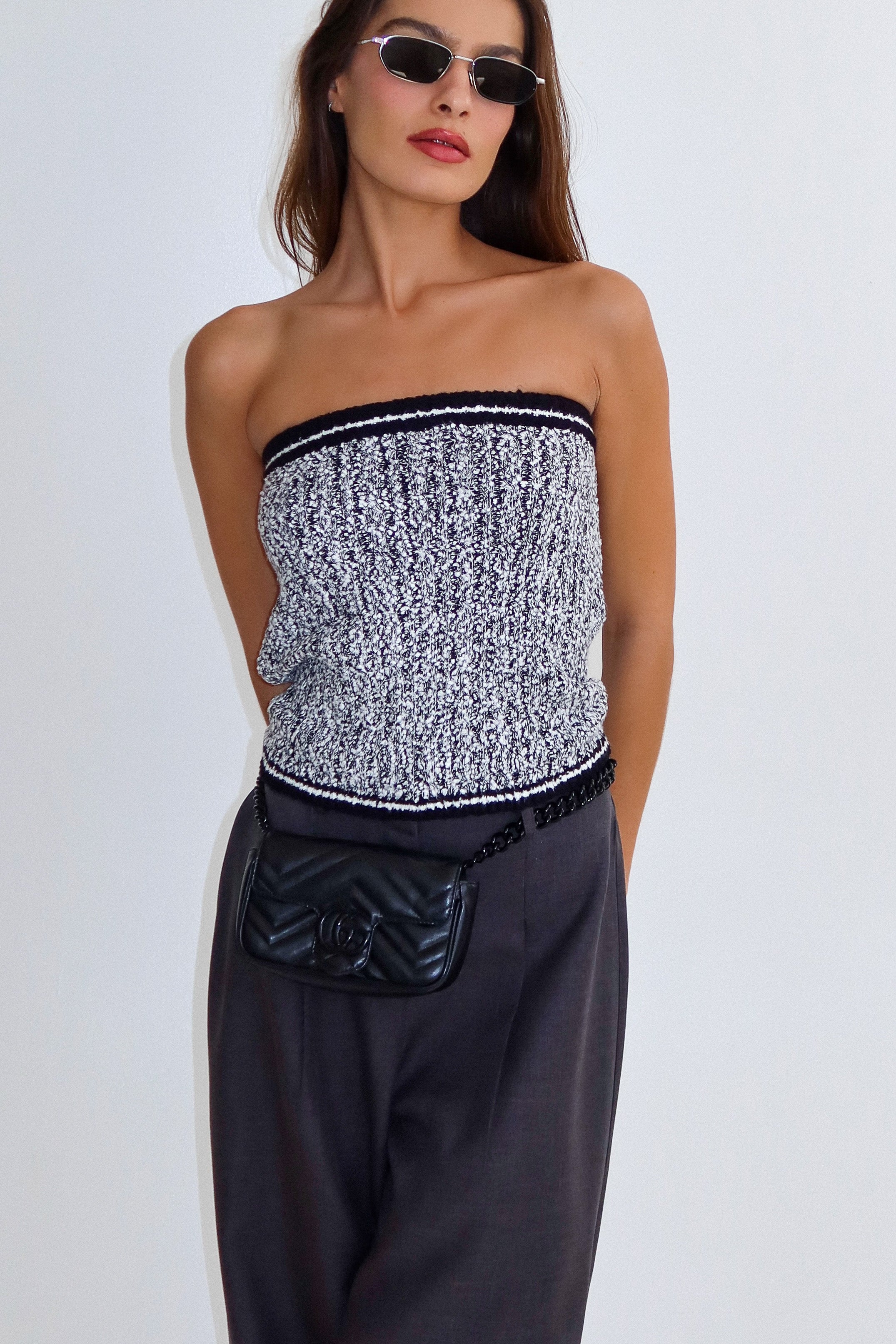 חולצת סטרפלס גיל