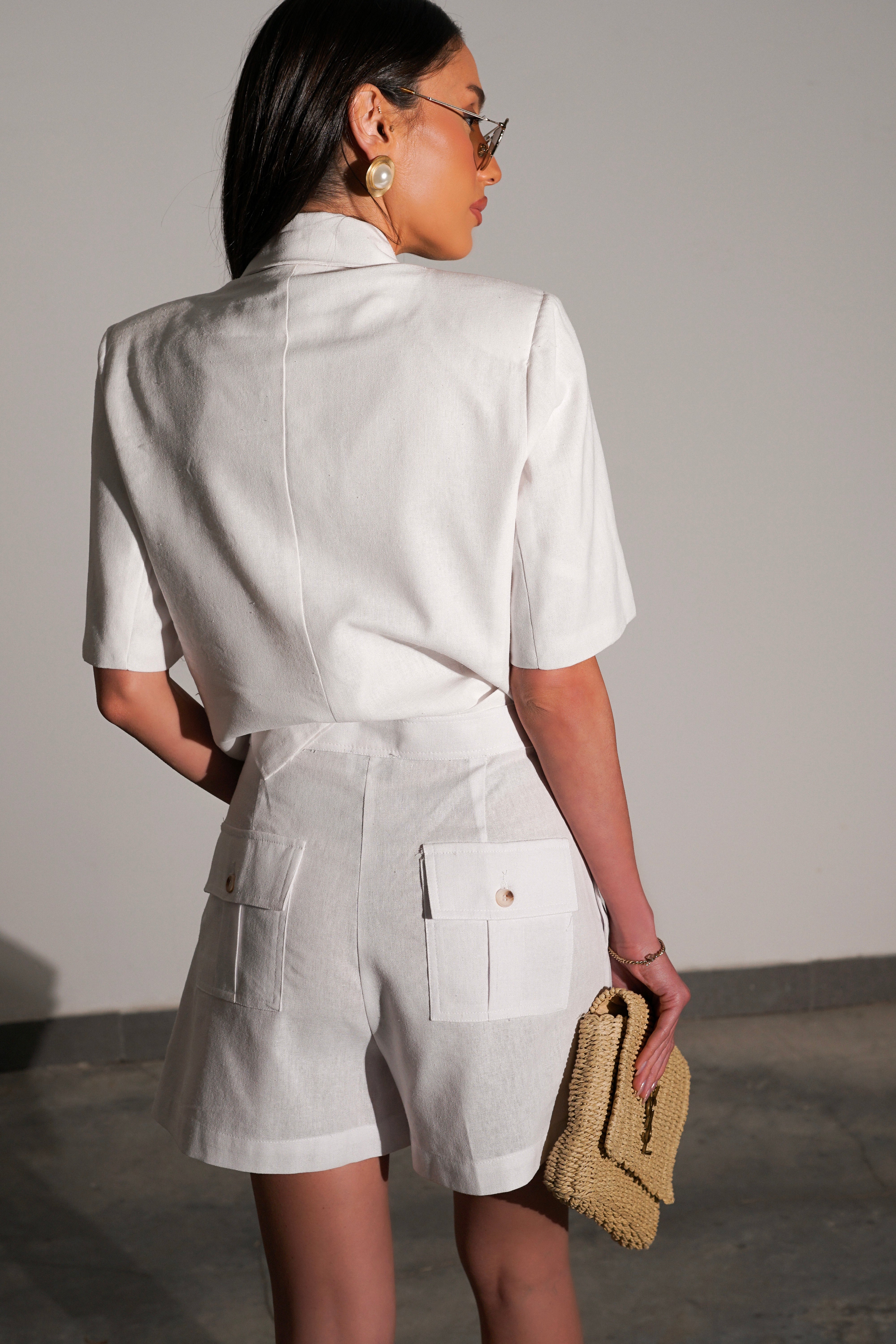 חליפת מאסימה-לבן