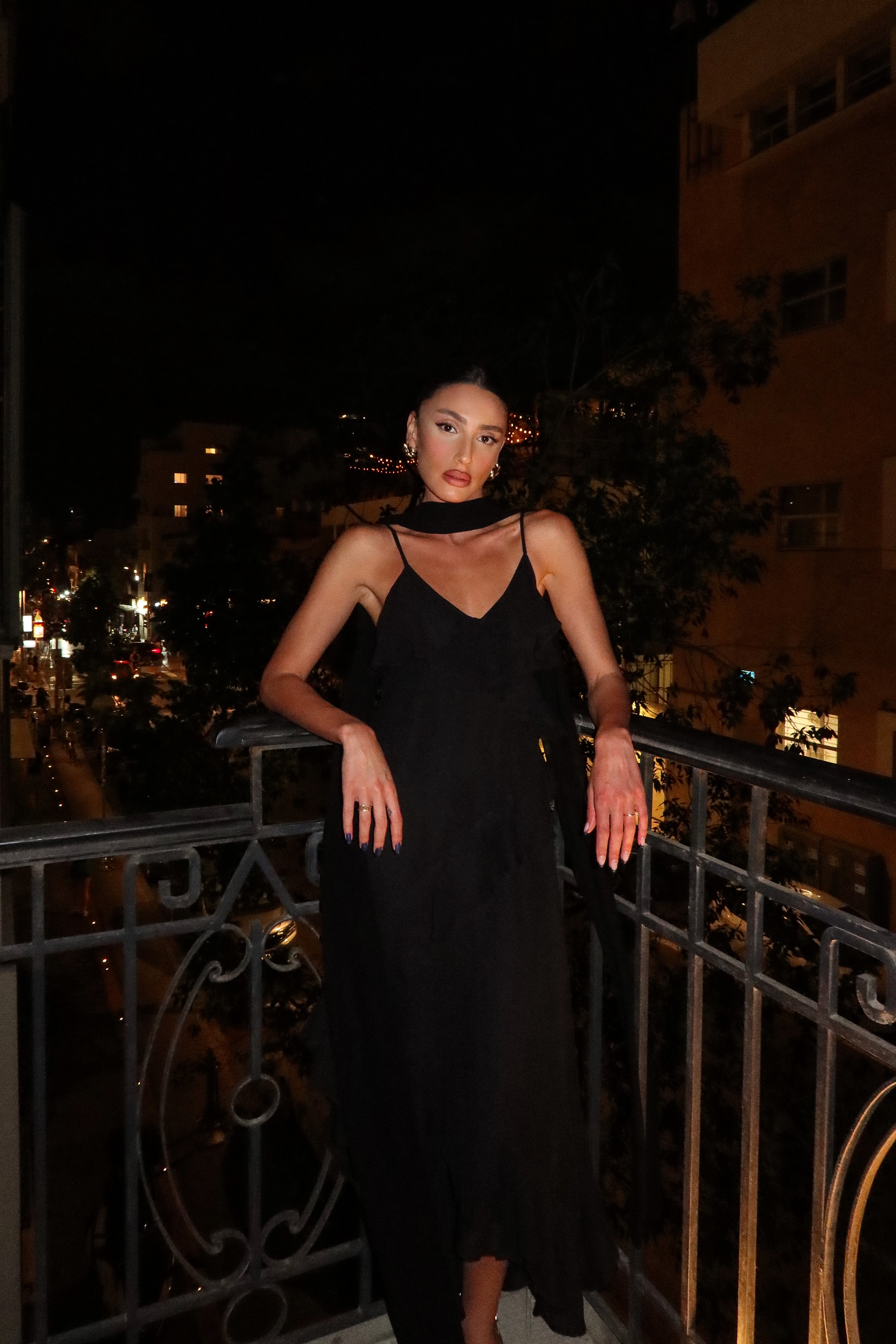 שמלת פלאם-שחור