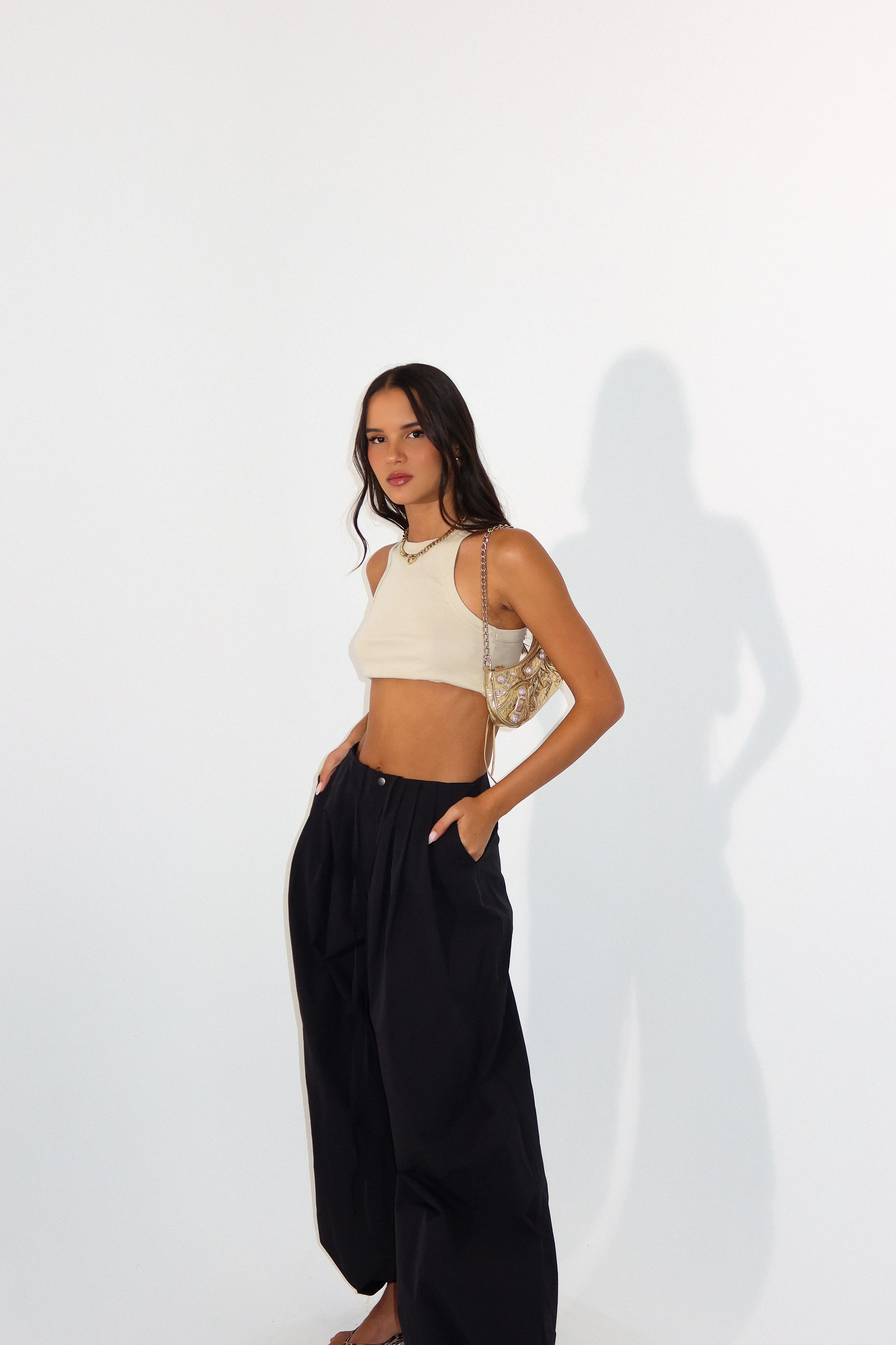 מכנסי קירה-שחור