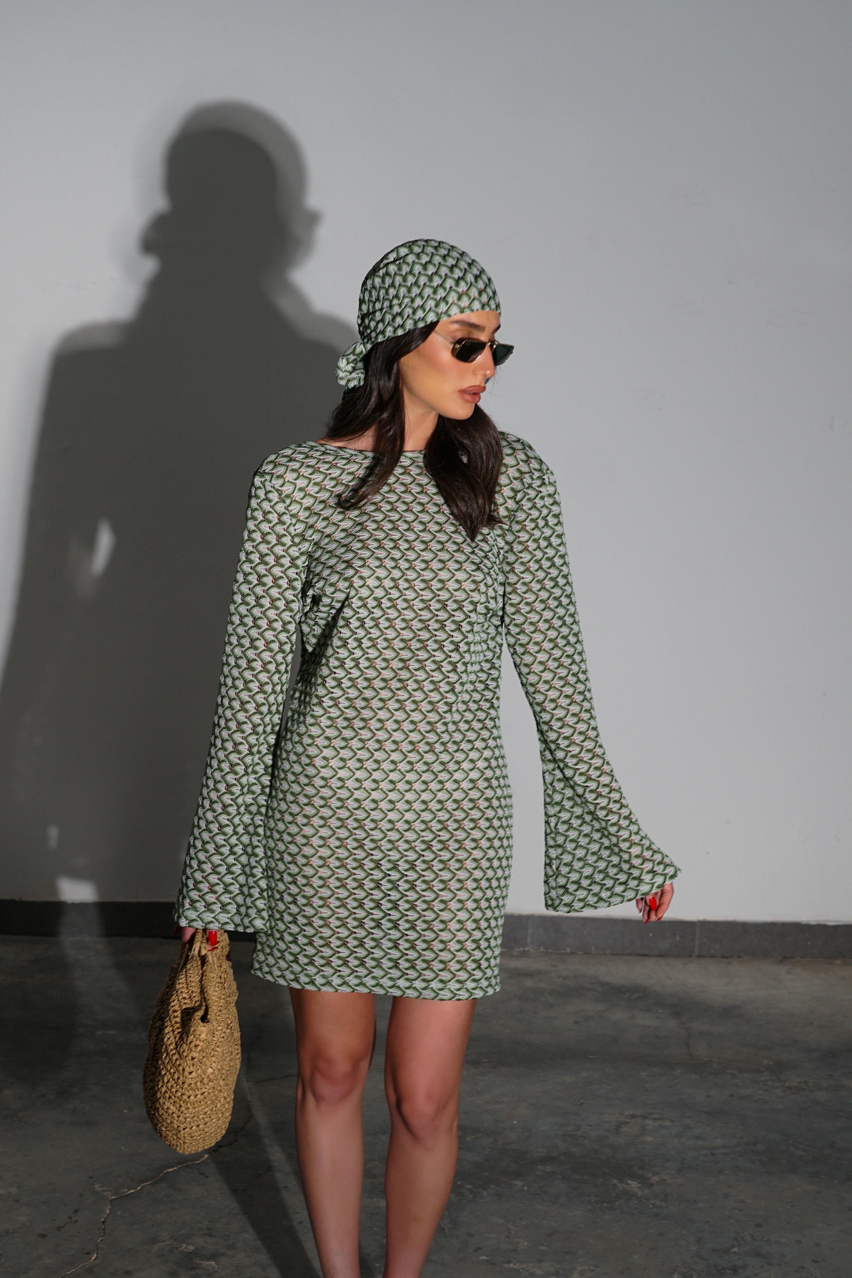 שמלת סנדרין-ירוק