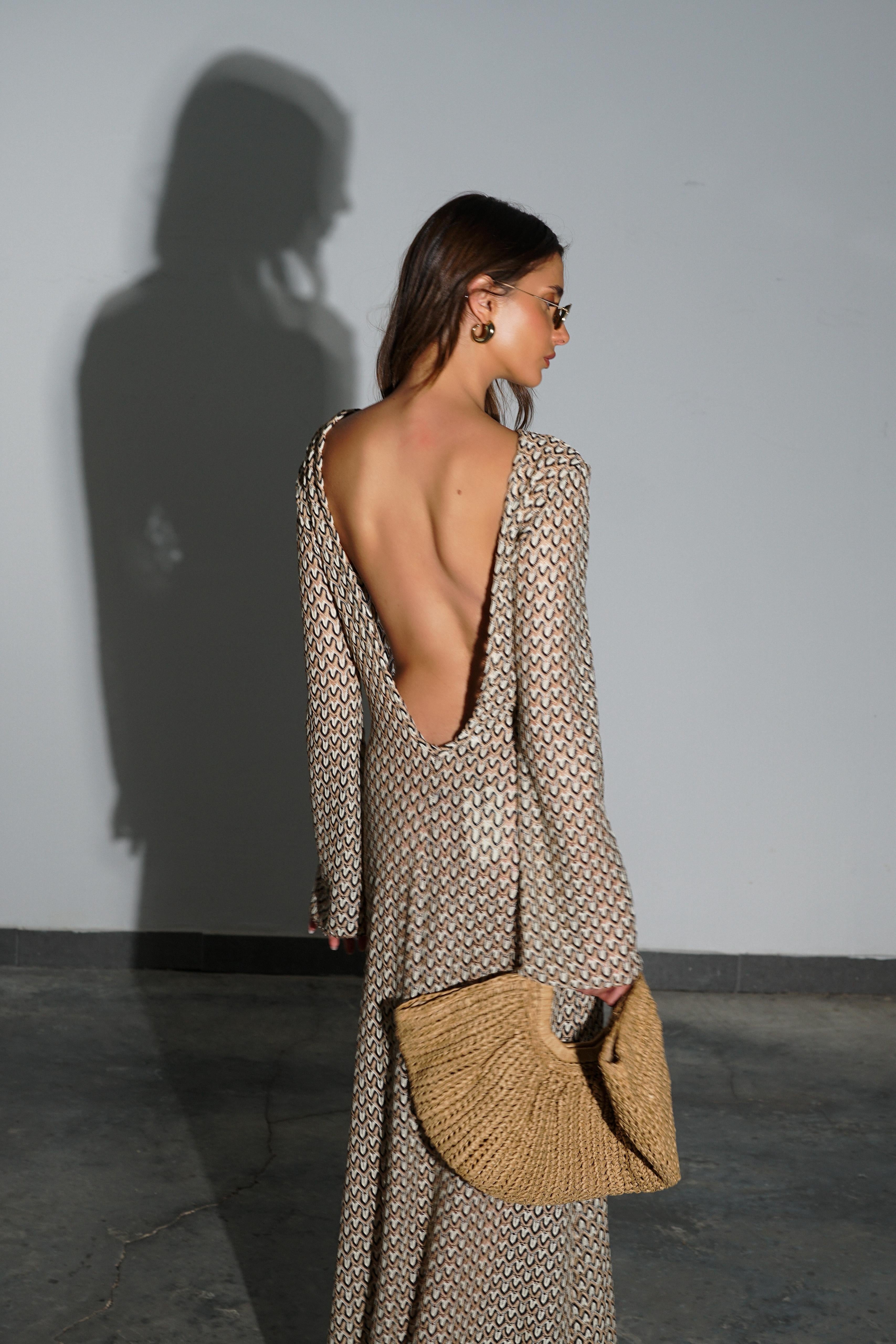 שמלת טומזו-חום