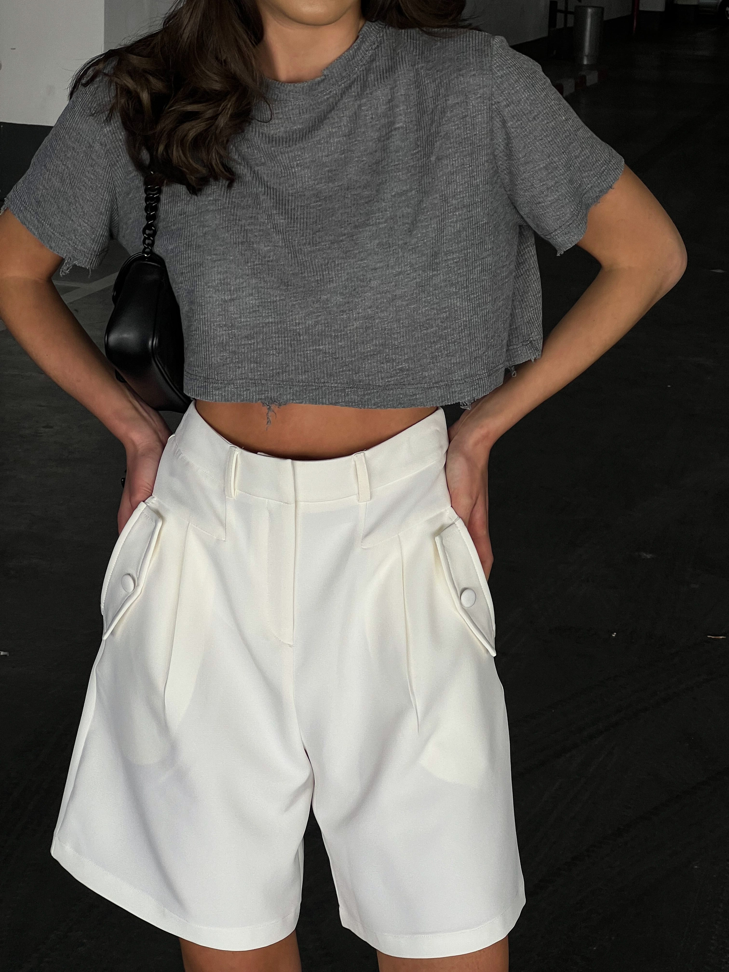 חולצת בייסיק 119-אפור