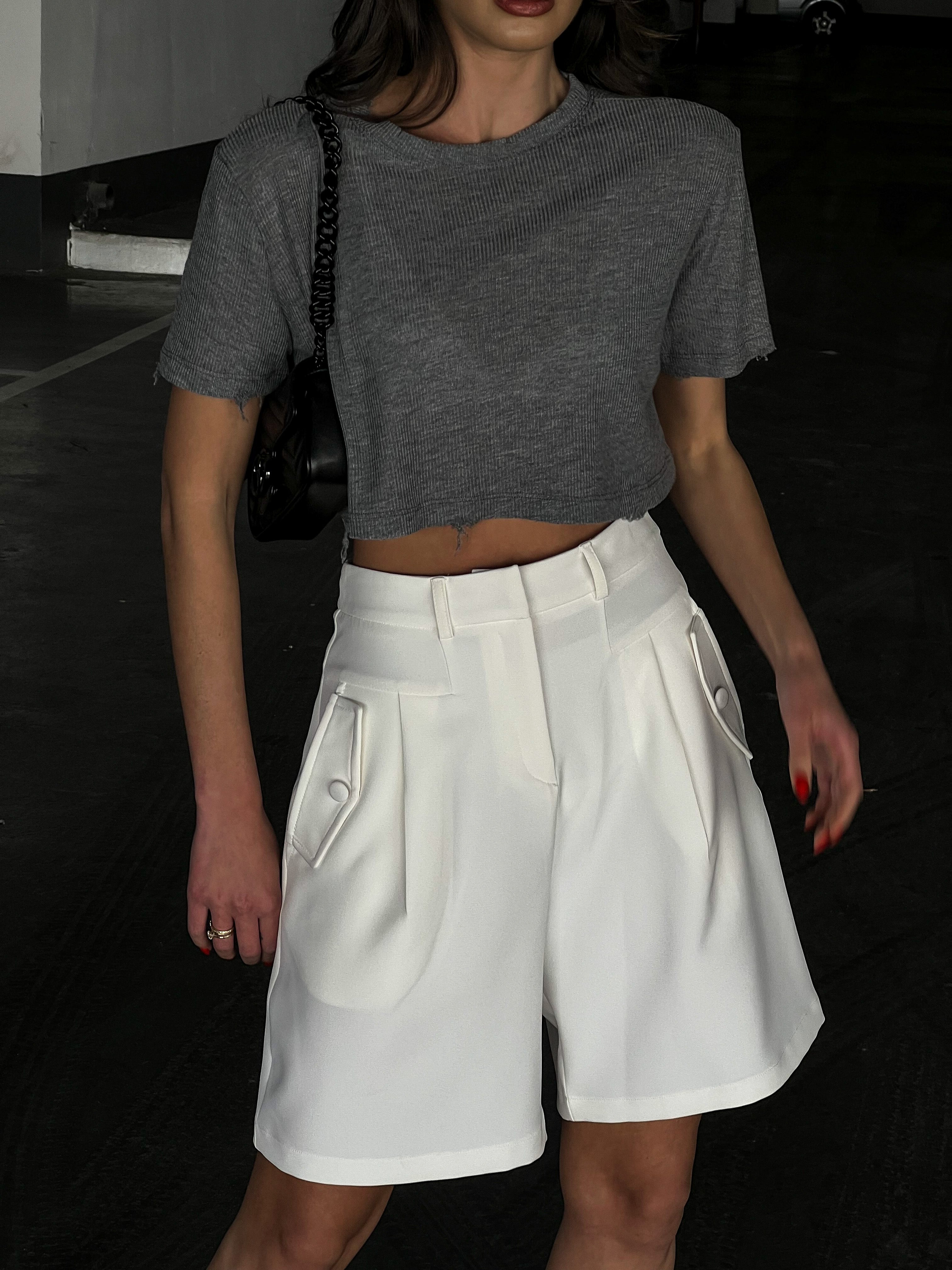 חולצת בייסיק 119-אפור