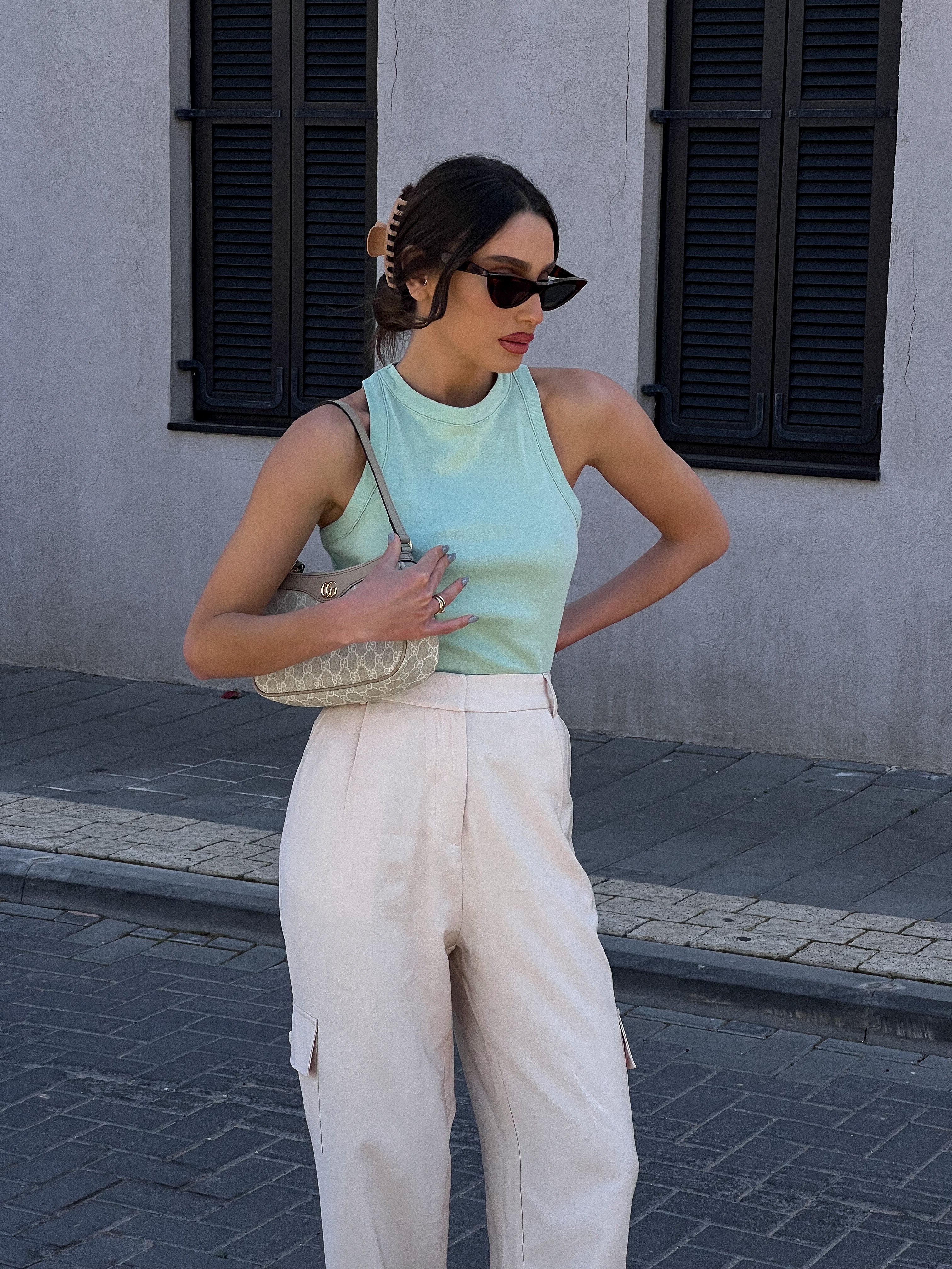 גופיית בייסיק 2115 -ירוק