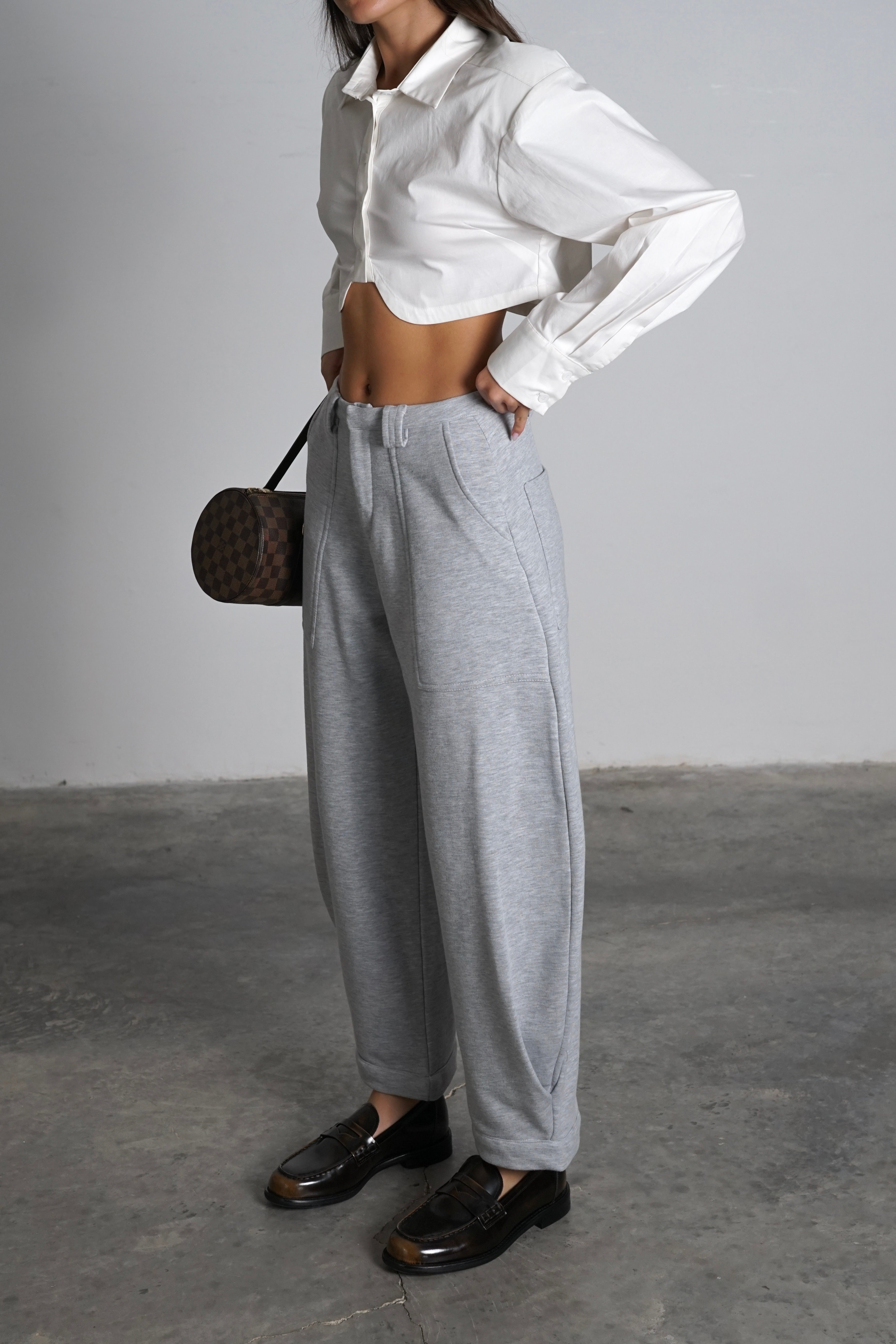 מכנסי בלוברניק-אפור