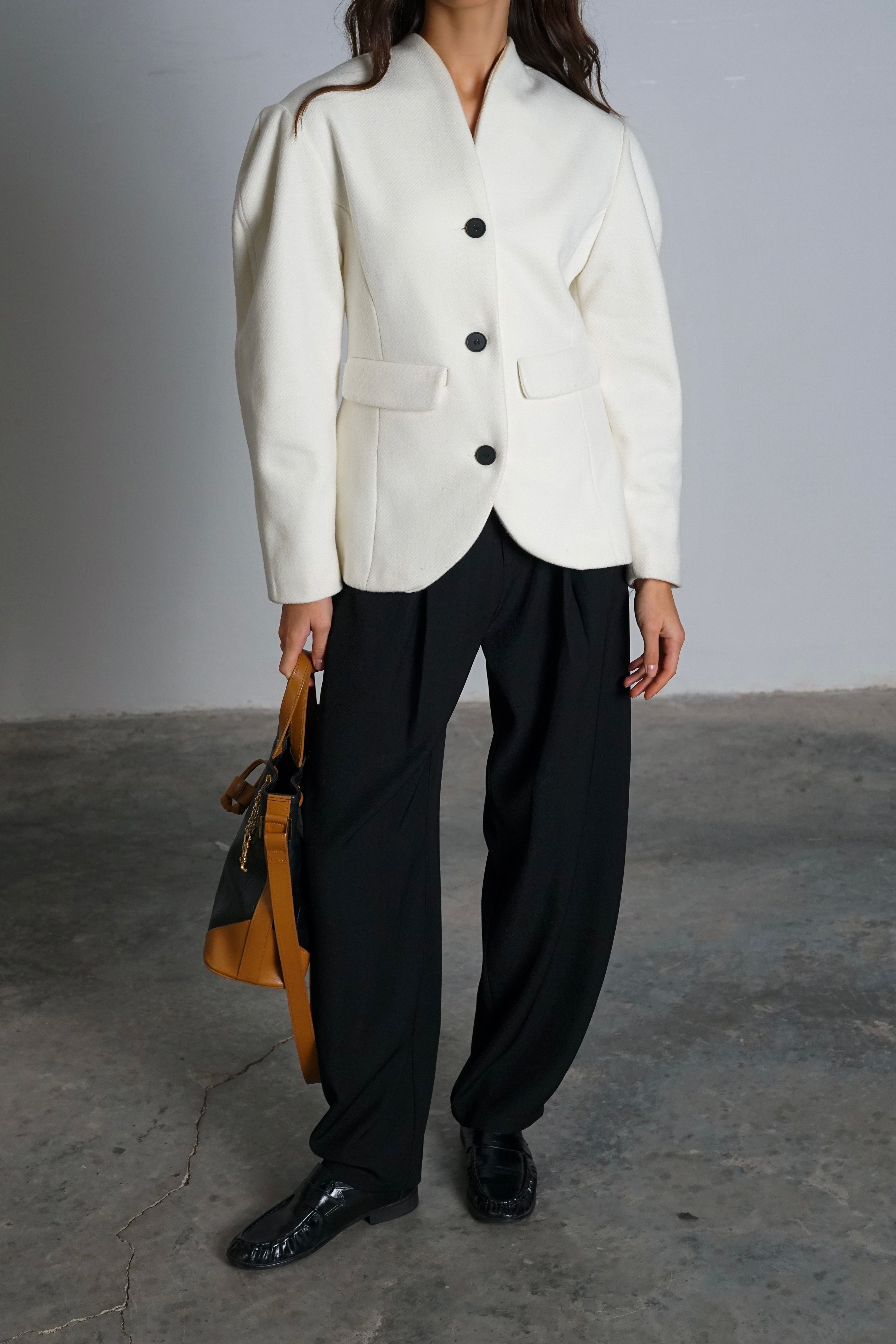 ג'קט מאלסיה-שמנת