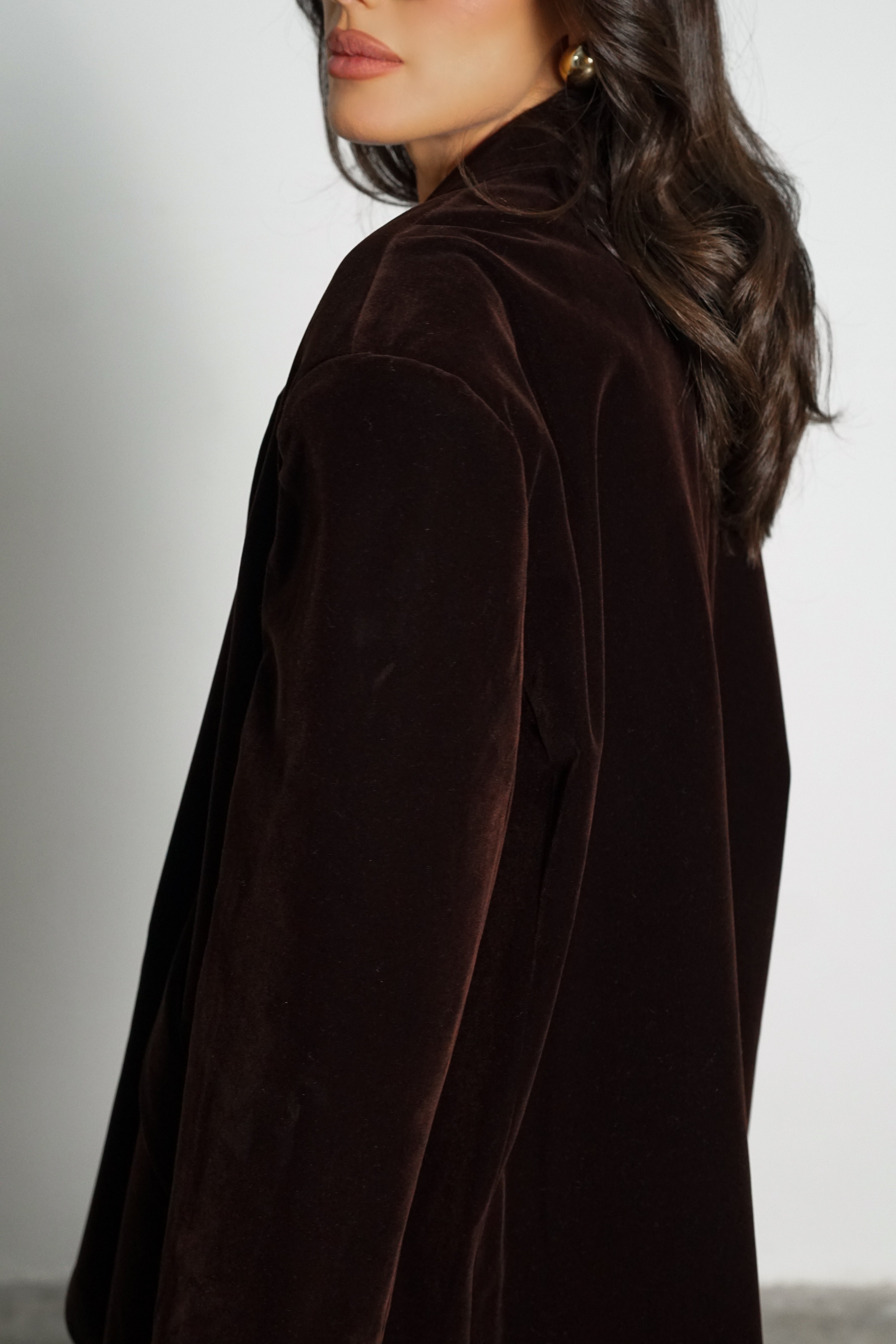 ג'קט הנינג-חום שוקולד