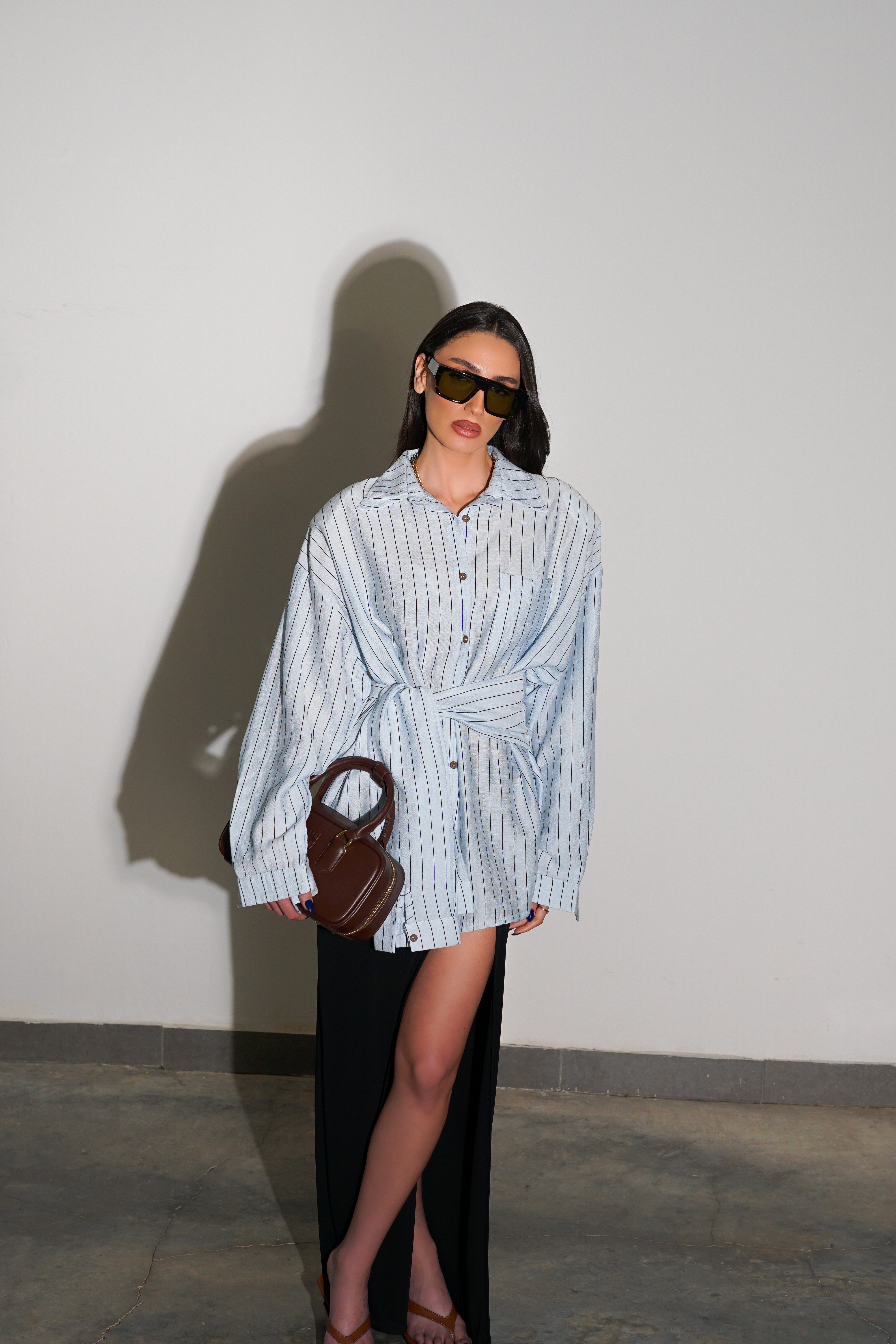 חולצת אומברטו-תכלת