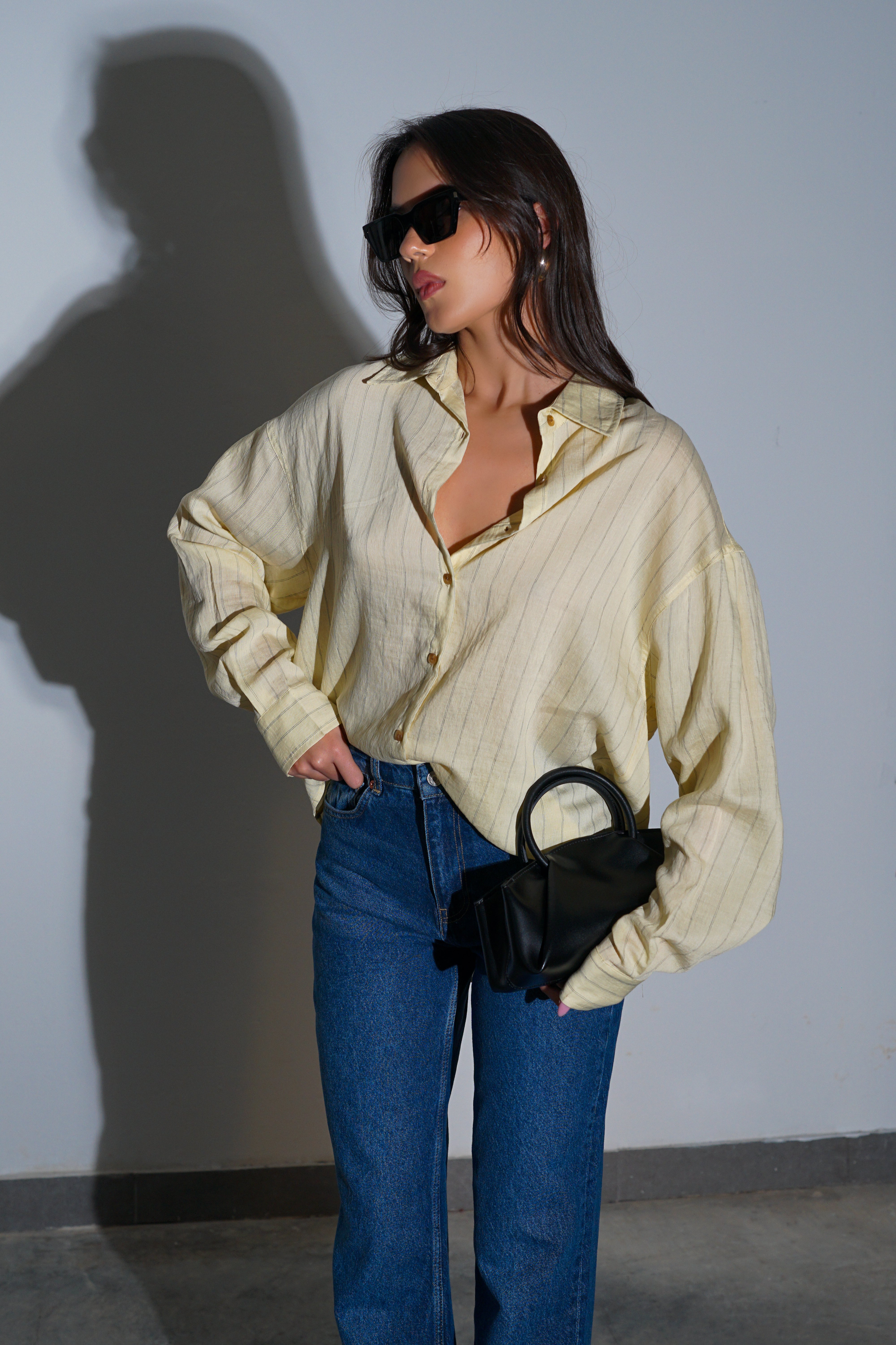 חולצת קאפרי-צהוב