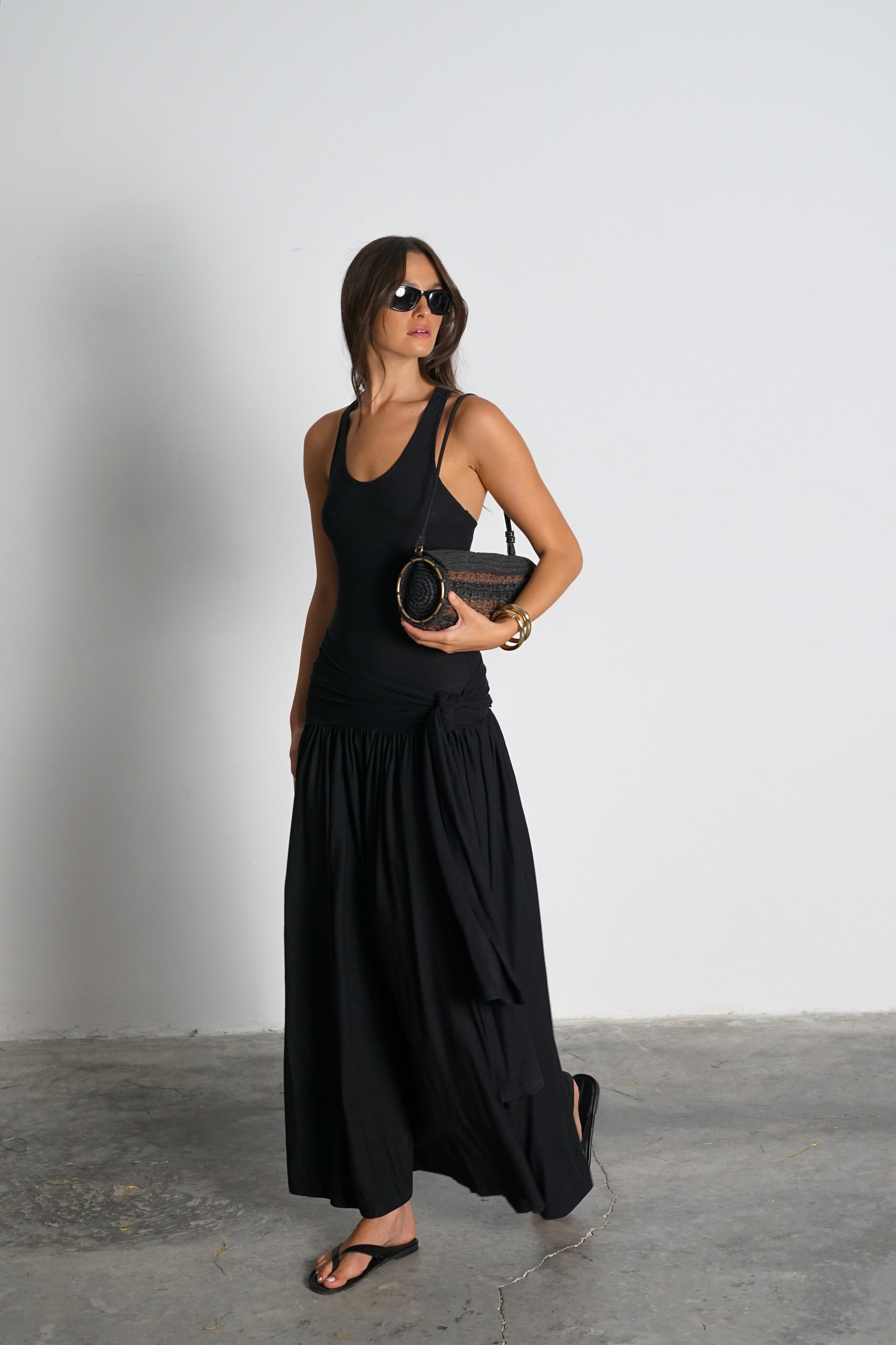 שמלת מליסה-שחור