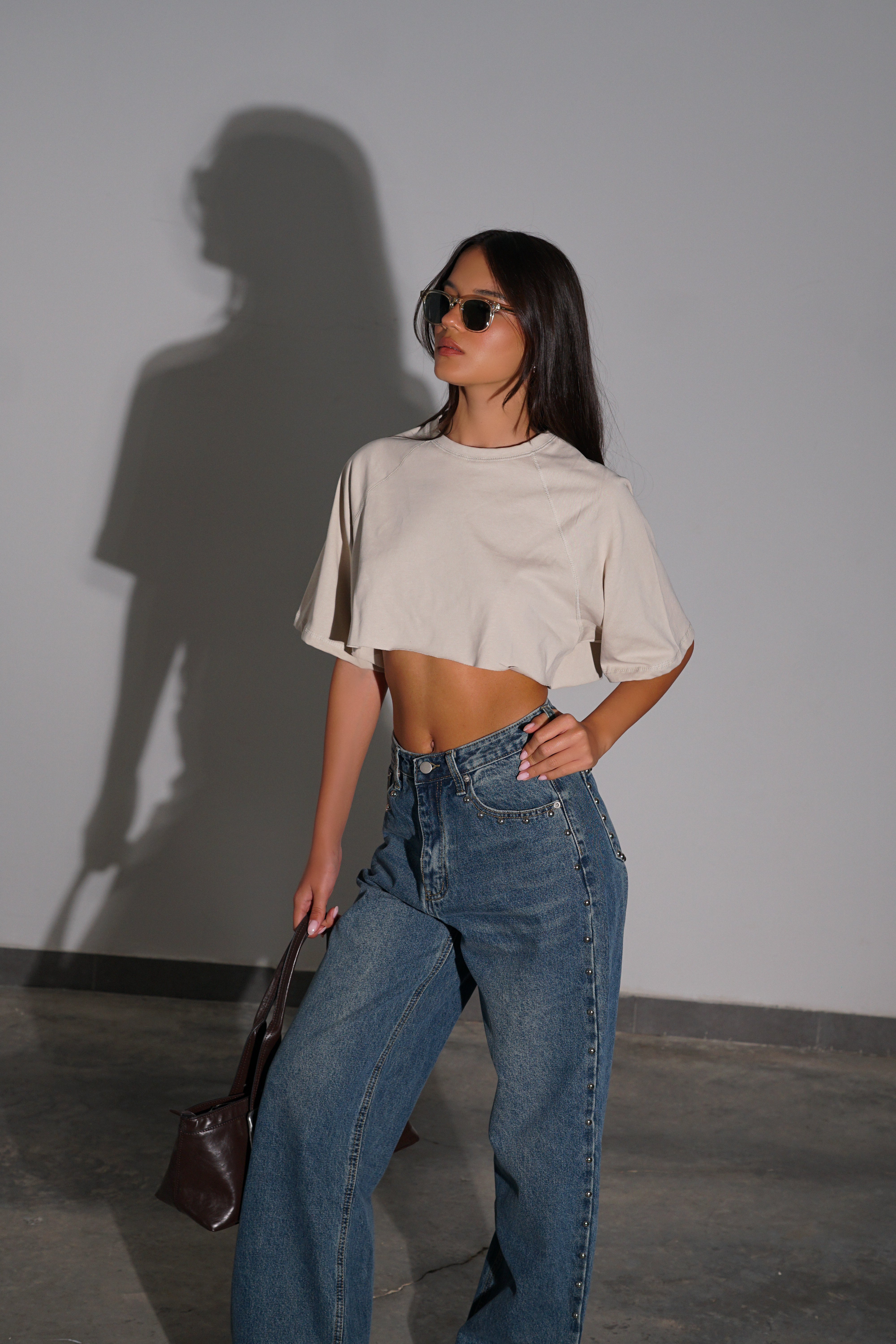 ג'ינס פאנקי-כחול כהה