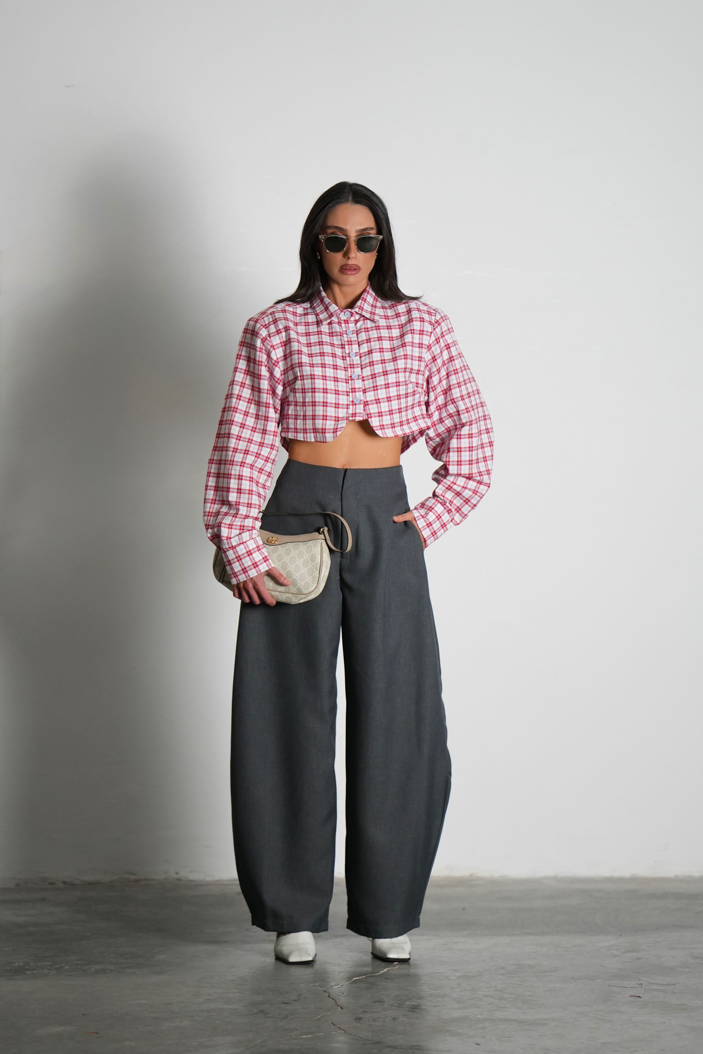 חולצת סטריפ-אדום