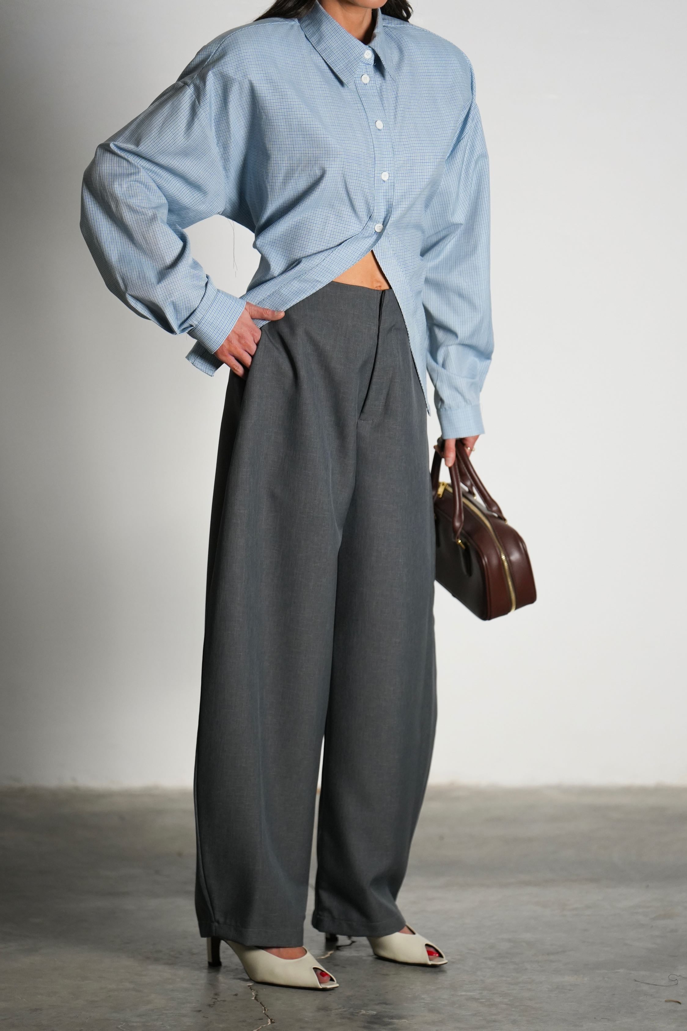 חולצת סילברה-תכלת