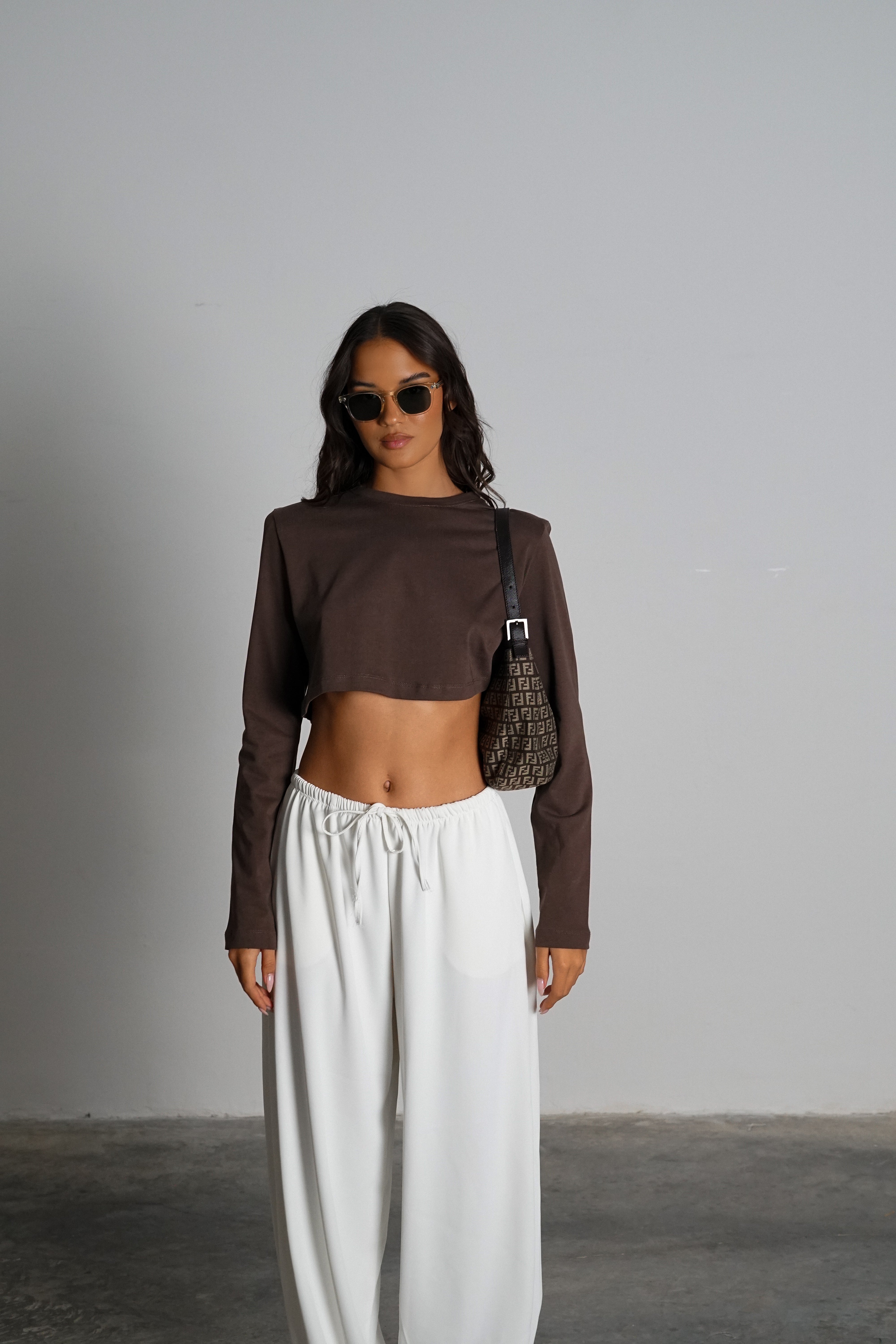 חולצת פופ-חום