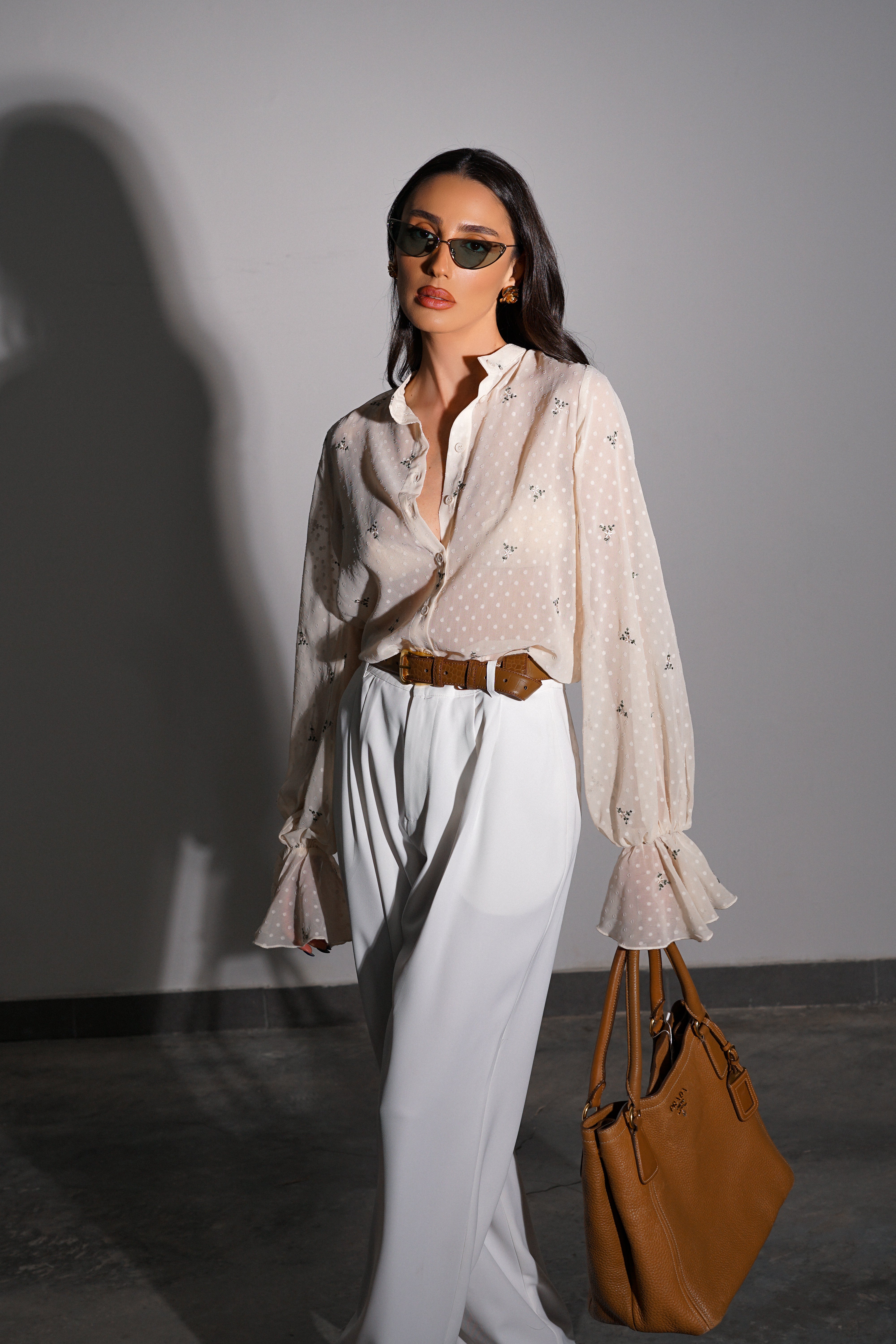 חולצת פיורלה-שמנת