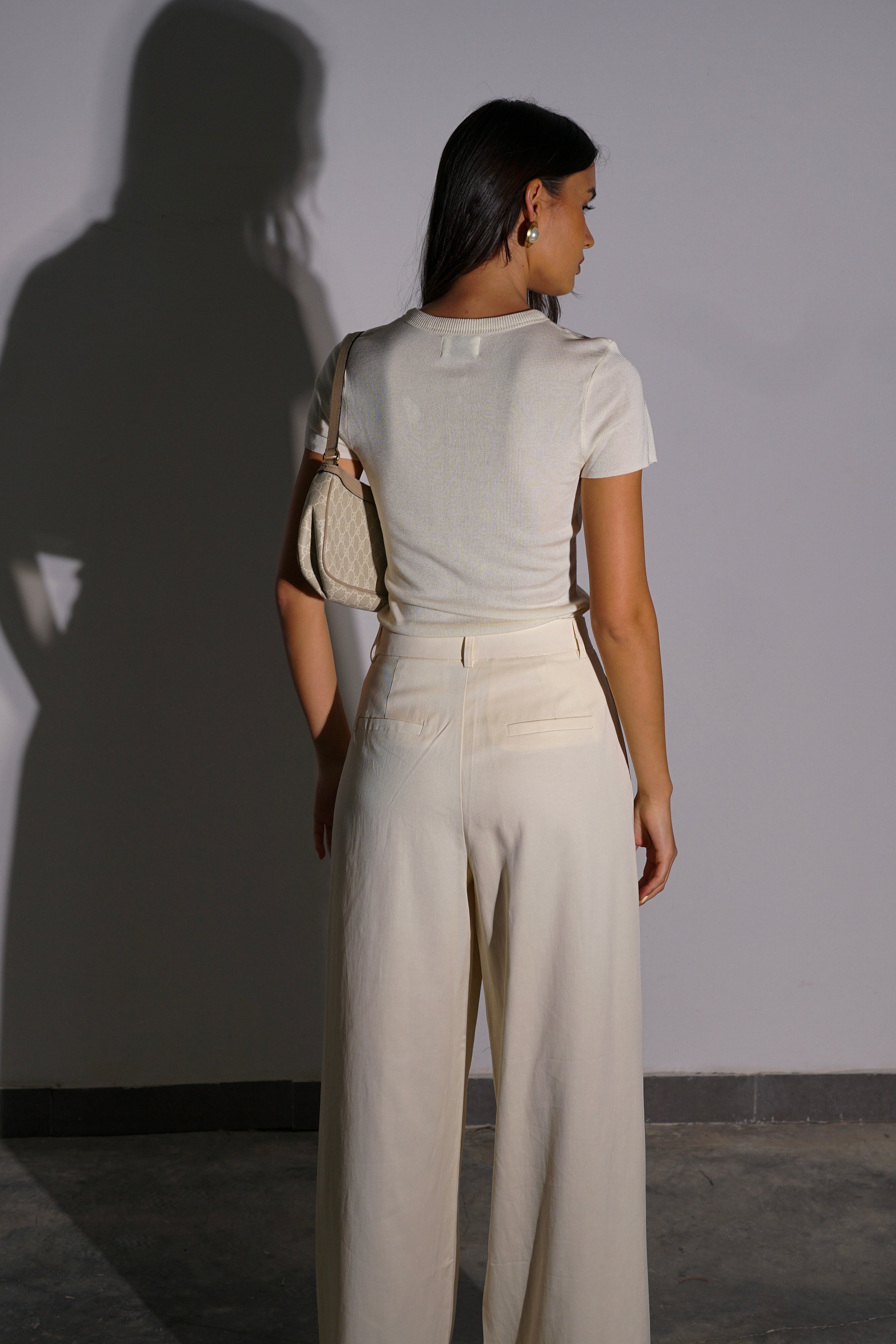 חולצת סנדרה-שמנת