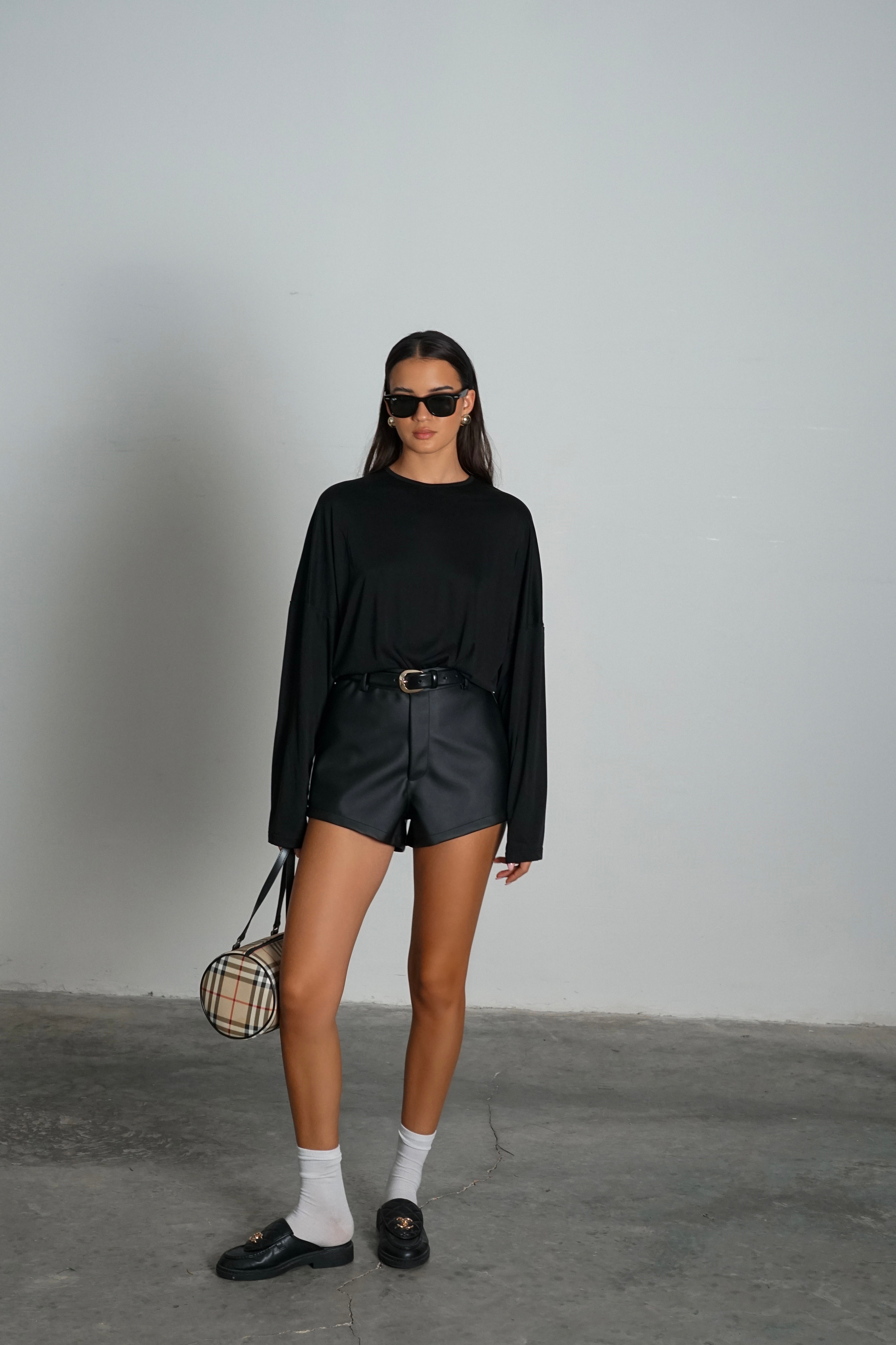 חולצת קריקט-שחור