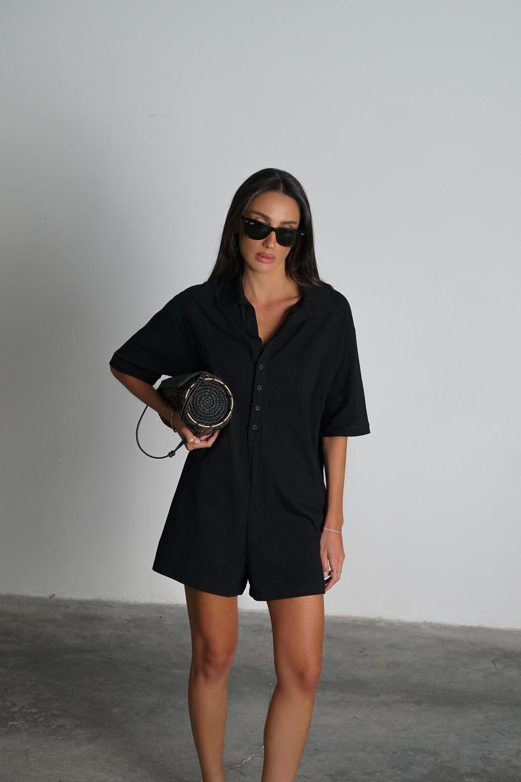 אוברול מוזס-שחור