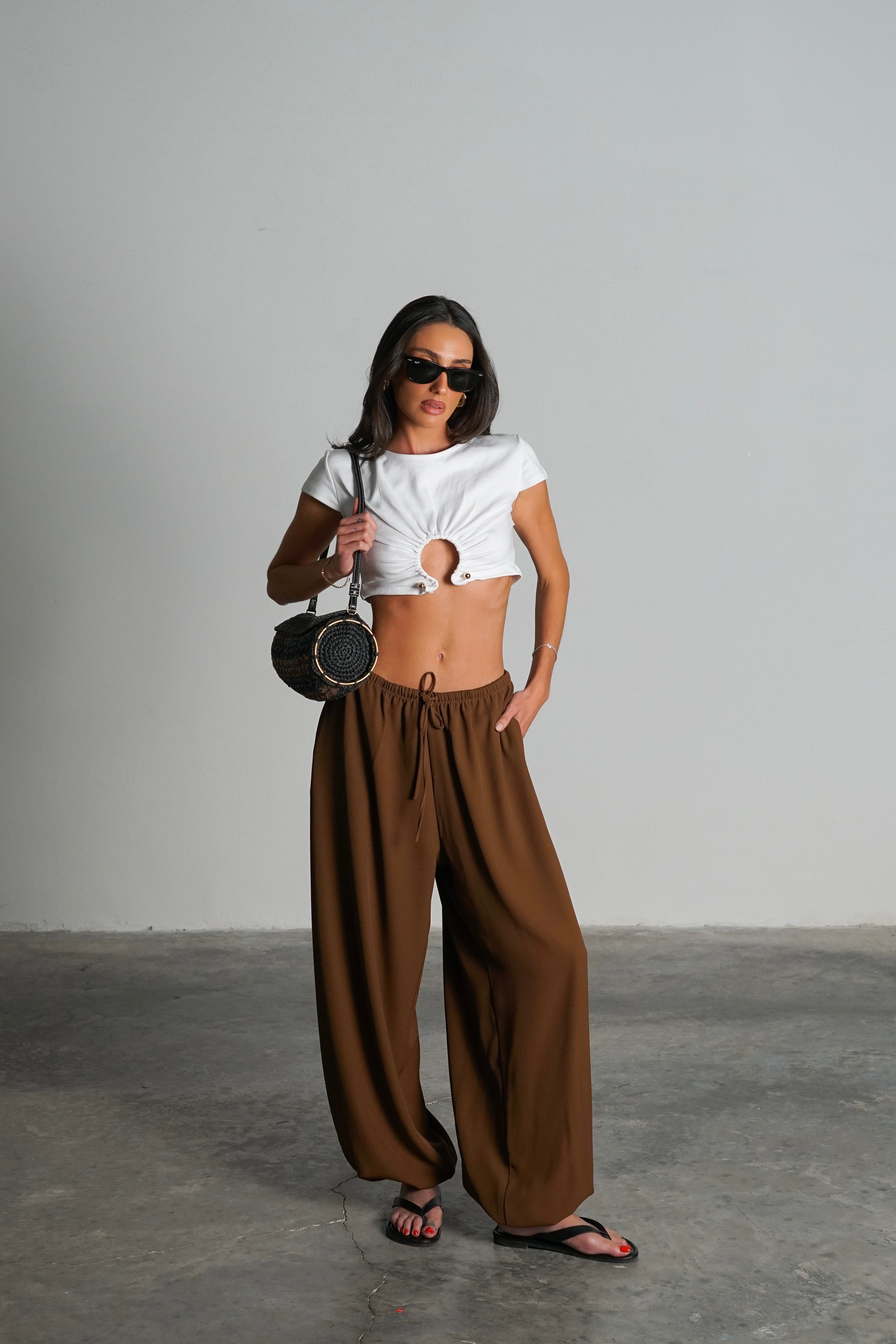 מכנסי קמיקי-חום