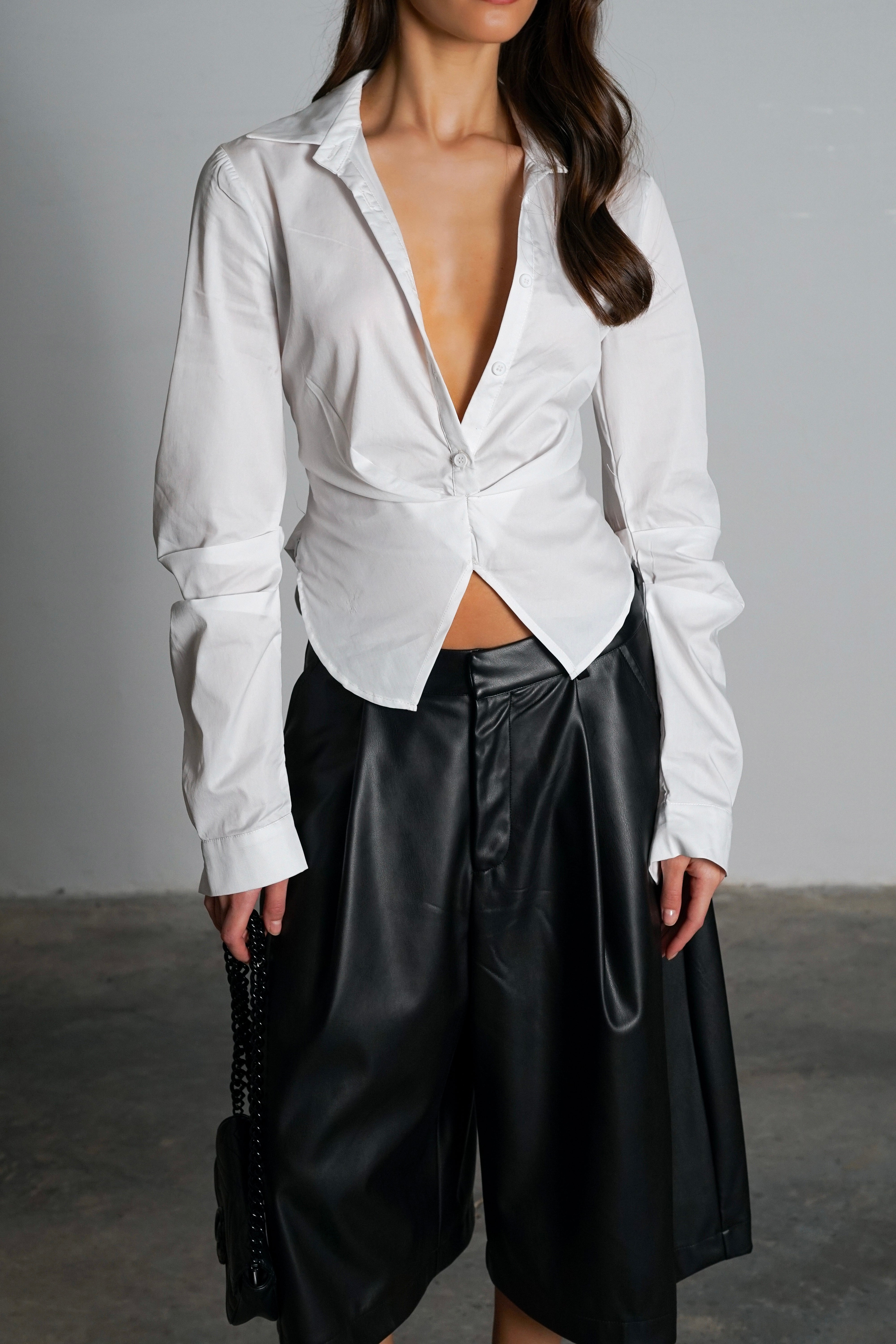 חולצת סאנסה-לבן