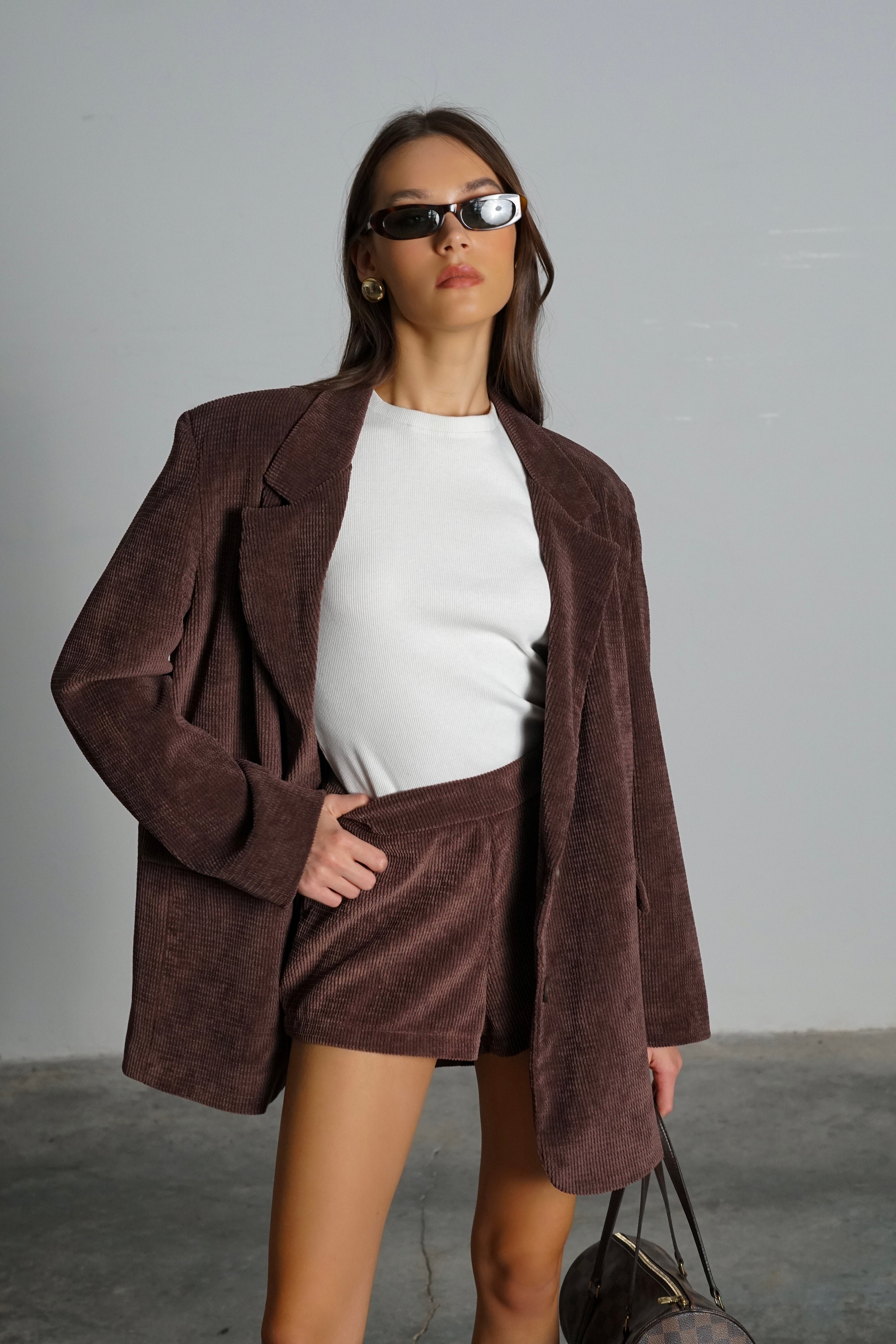 חליפת אנדטה קורדרוי-חום